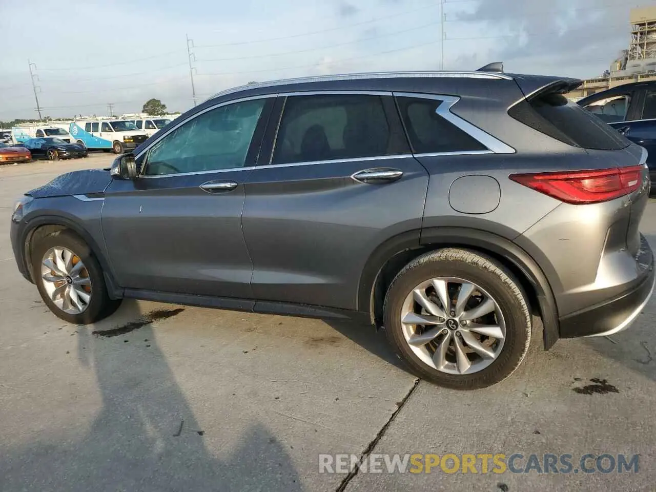 2 fotografías del automóvil dañado 3PCAJ5BA5NF107929 INFINITI QX50 2022