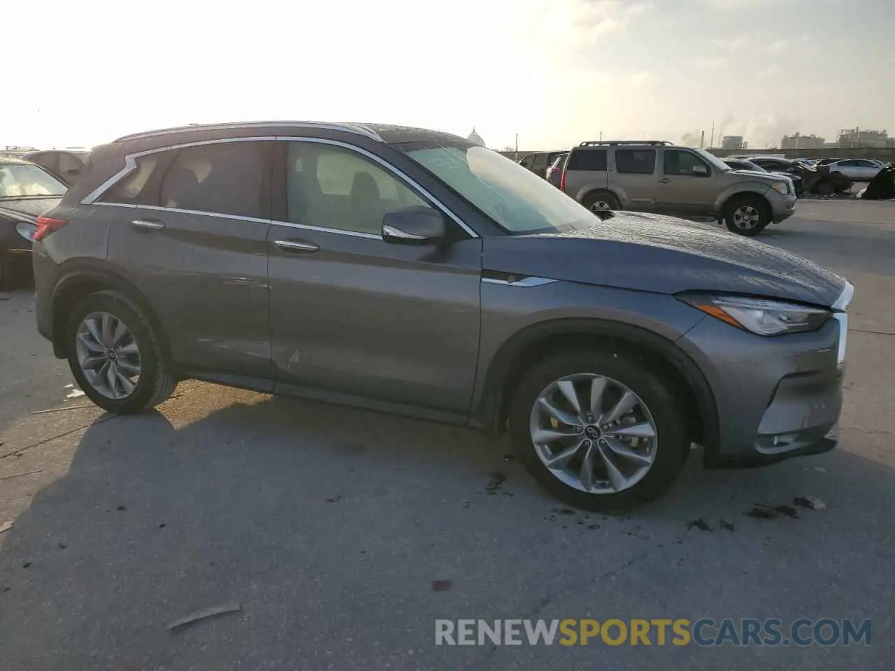 4 fotografías del automóvil dañado 3PCAJ5BA5NF107929 INFINITI QX50 2022