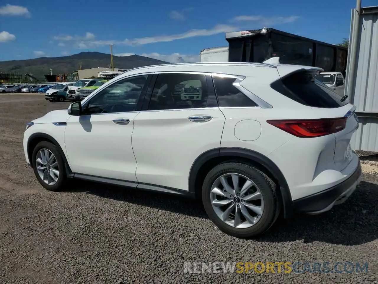 2 fotografías del automóvil dañado 3PCAJ5BA6NF113786 INFINITI QX50 2022