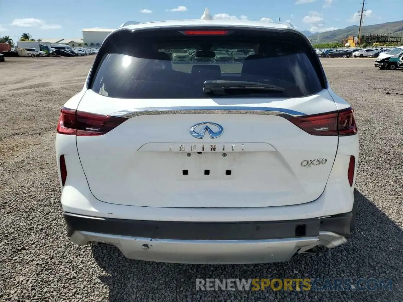 6 fotografías del automóvil dañado 3PCAJ5BA6NF113786 INFINITI QX50 2022