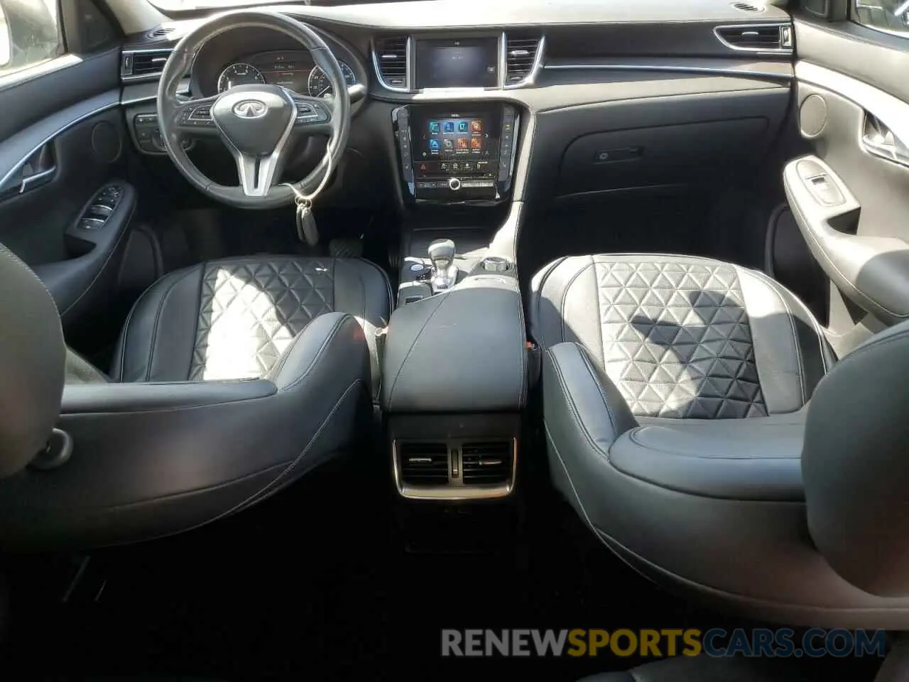 8 fotografías del automóvil dañado 3PCAJ5BA6NF113786 INFINITI QX50 2022