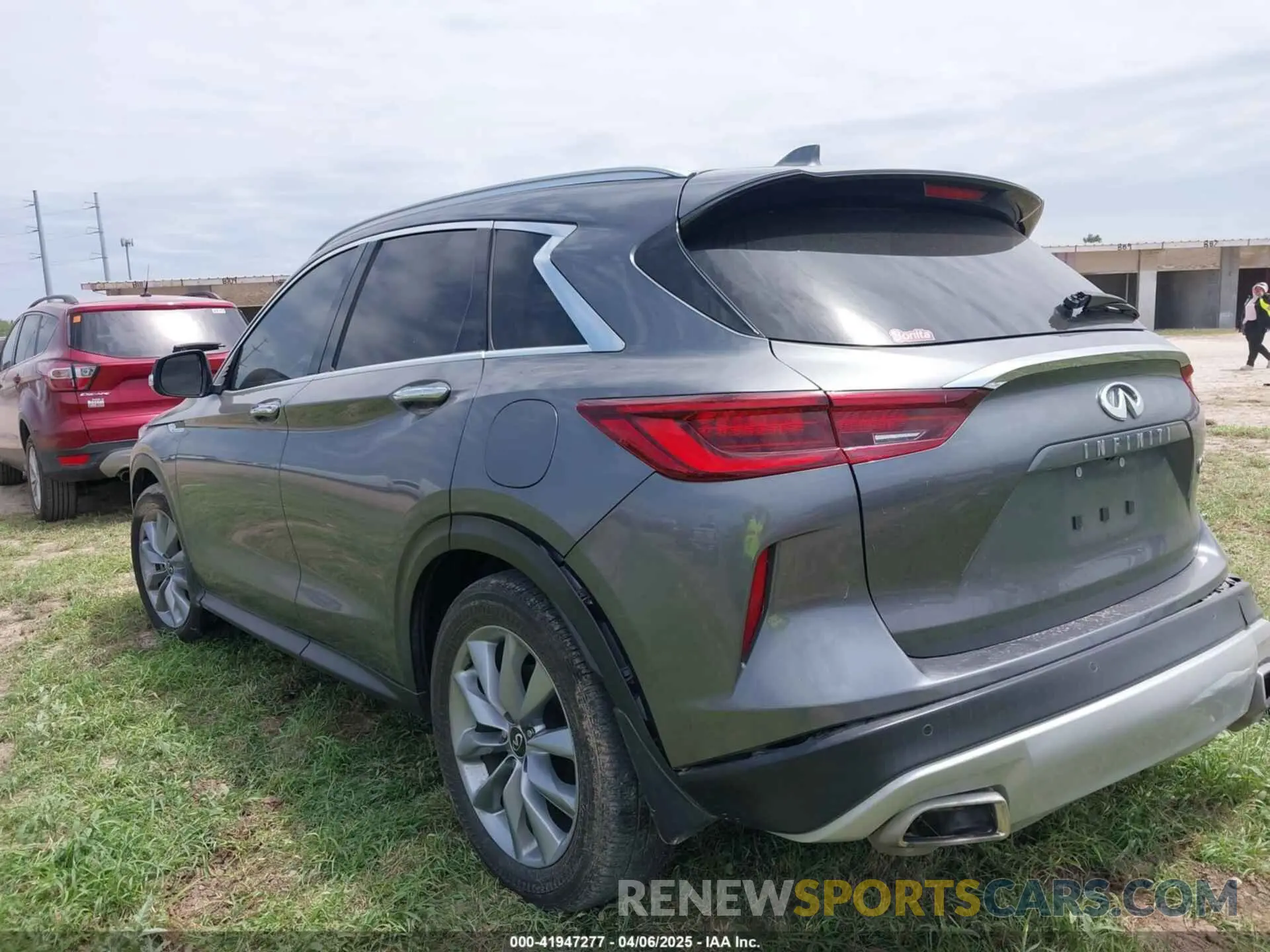3 fotografías del automóvil dañado 3PCAJ5BA8NF120450 INFINITI QX50 2022