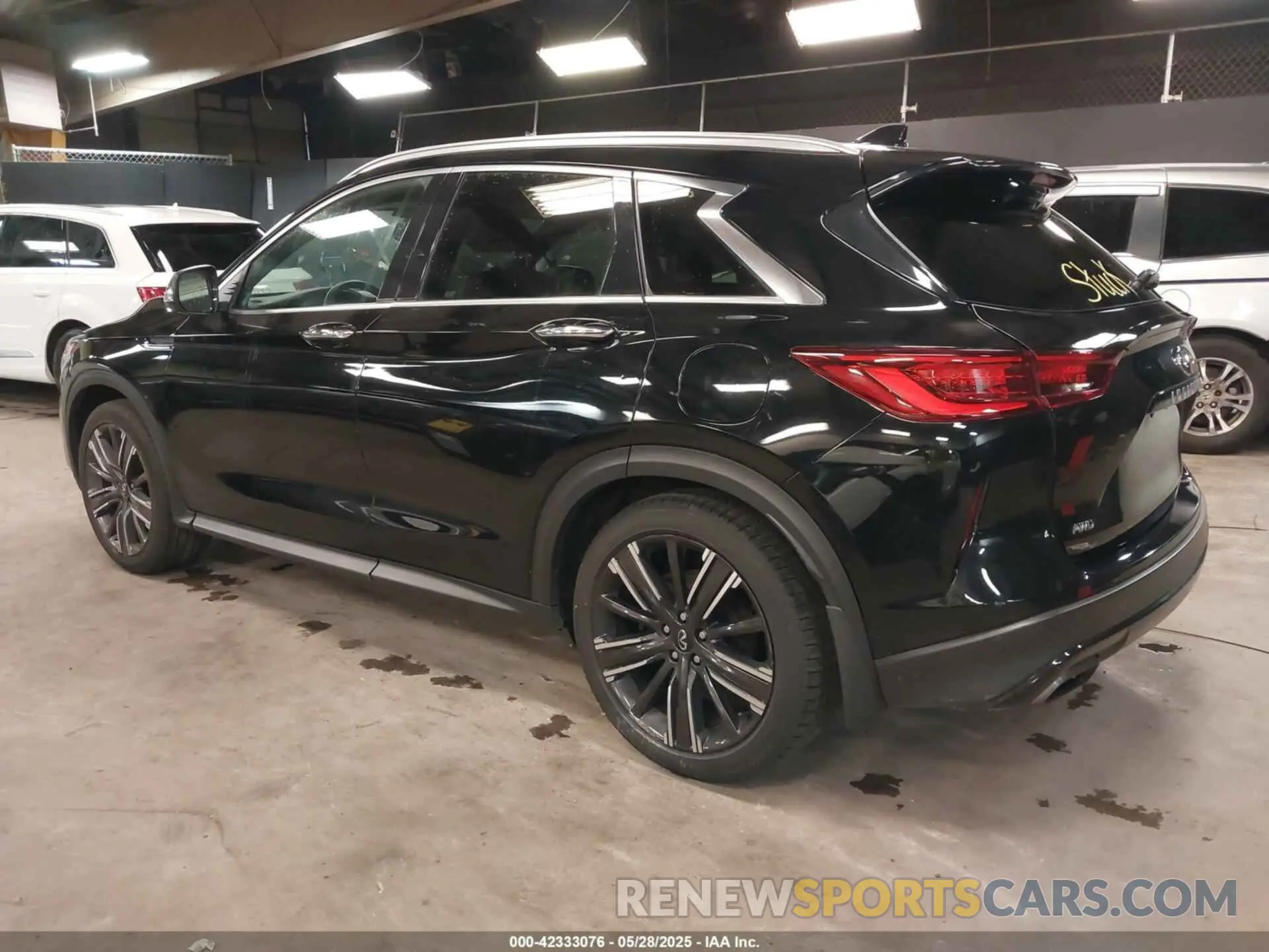 3 fotografías del automóvil dañado 3PCAJ5BB6NF118852 INFINITI QX50 2022