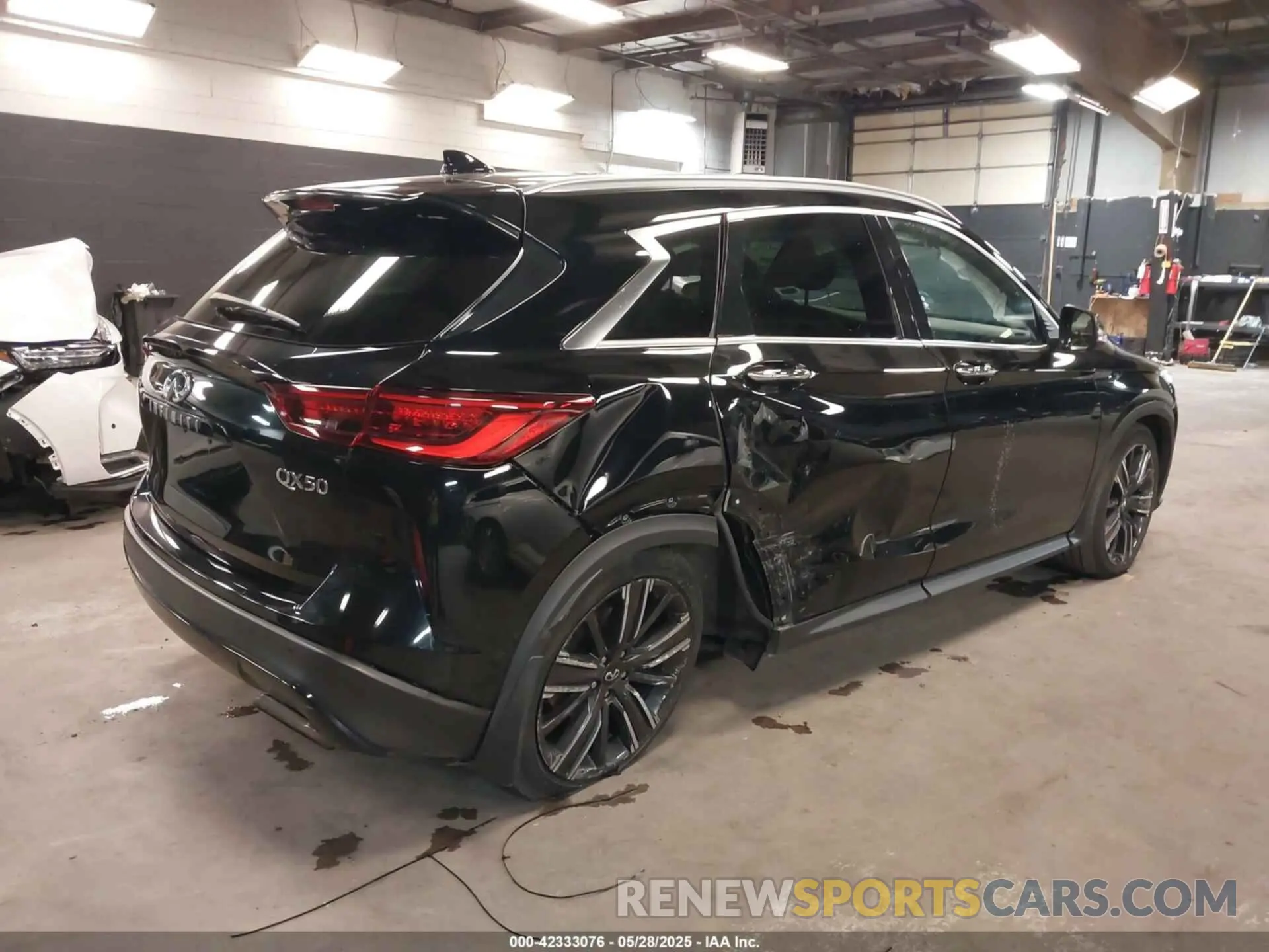 4 fotografías del automóvil dañado 3PCAJ5BB6NF118852 INFINITI QX50 2022