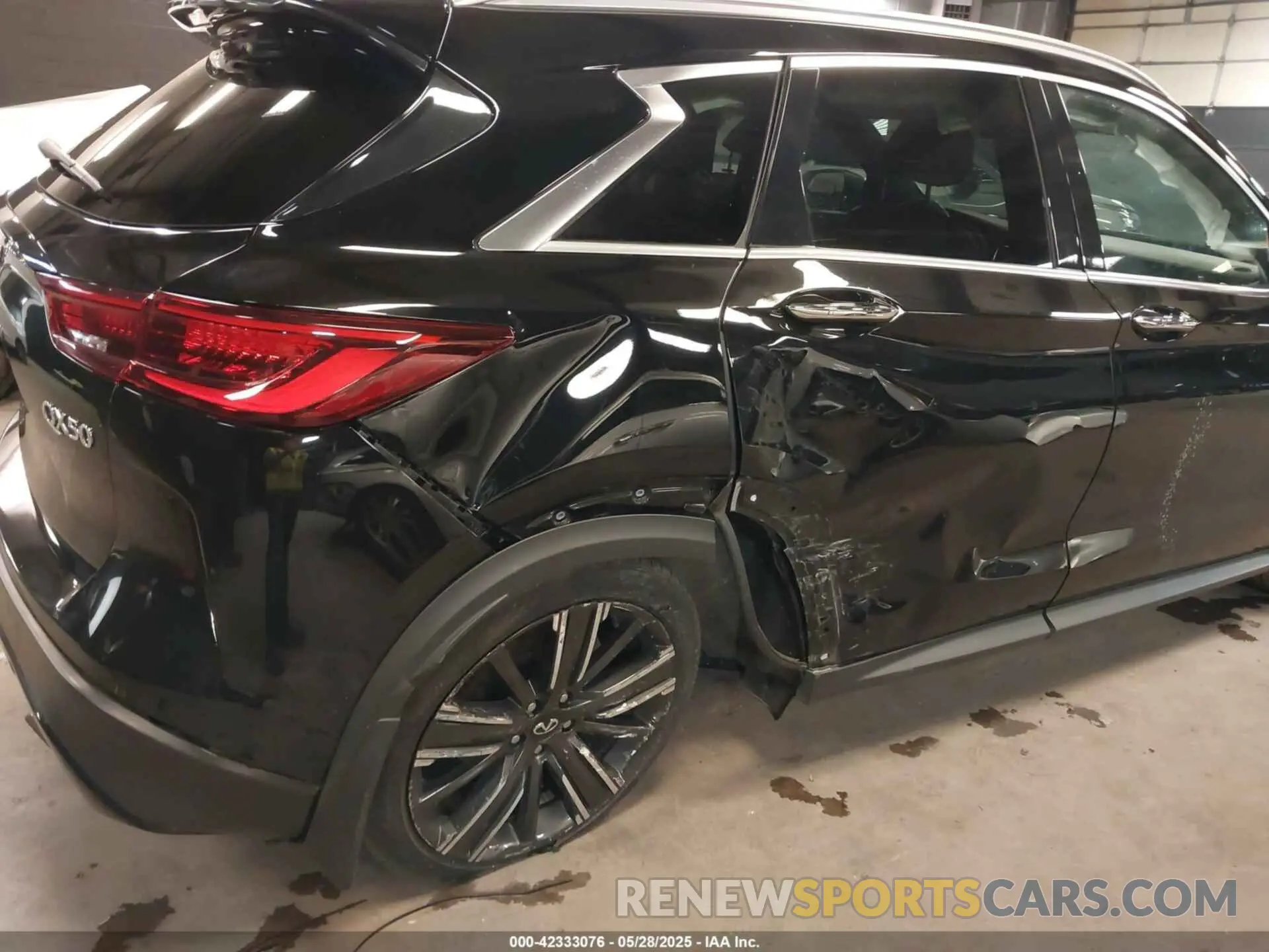 6 fotografías del automóvil dañado 3PCAJ5BB6NF118852 INFINITI QX50 2022