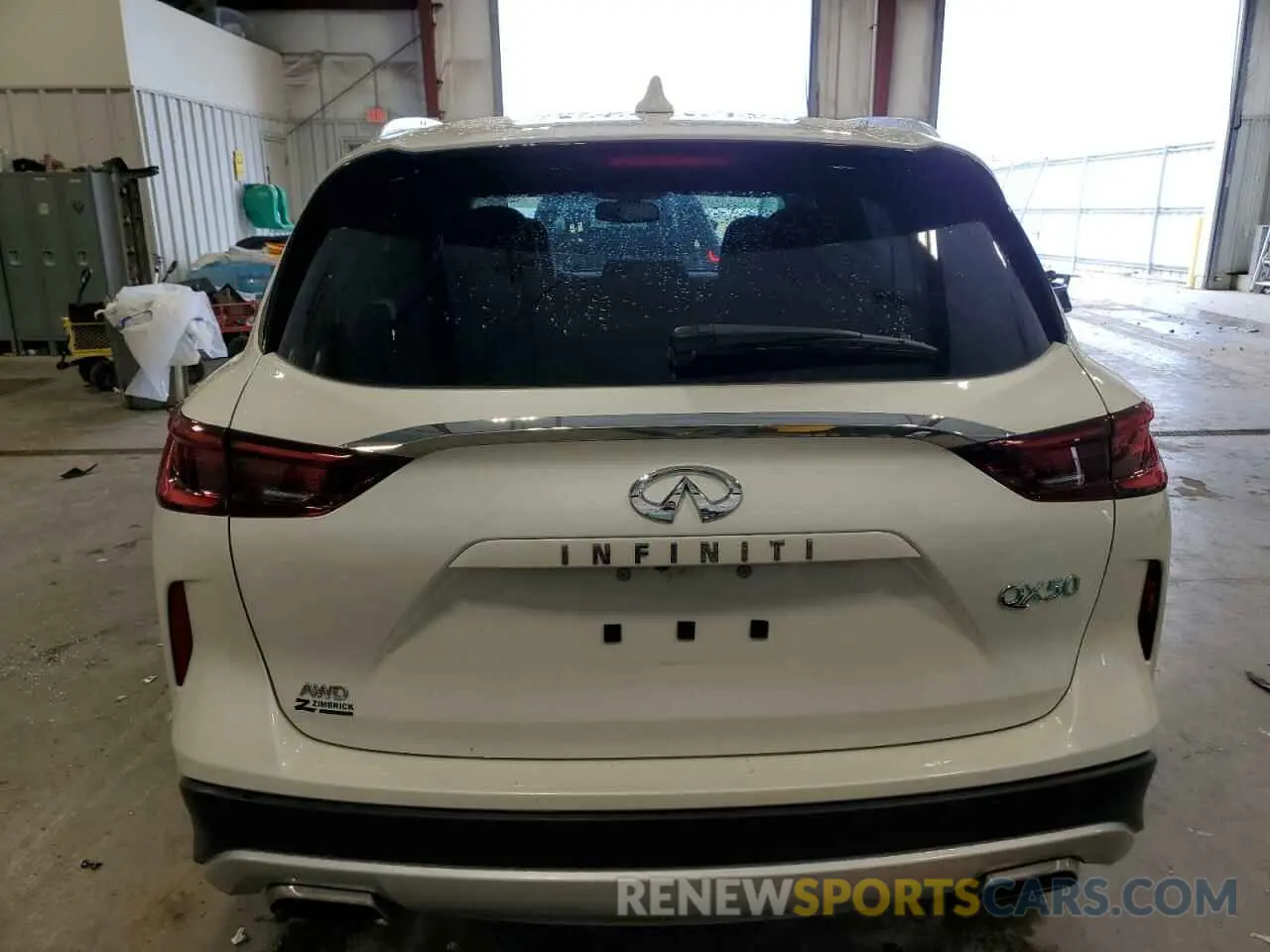 6 fotografías del automóvil dañado 3PCAJ5BB7NF114132 INFINITI QX50 2022