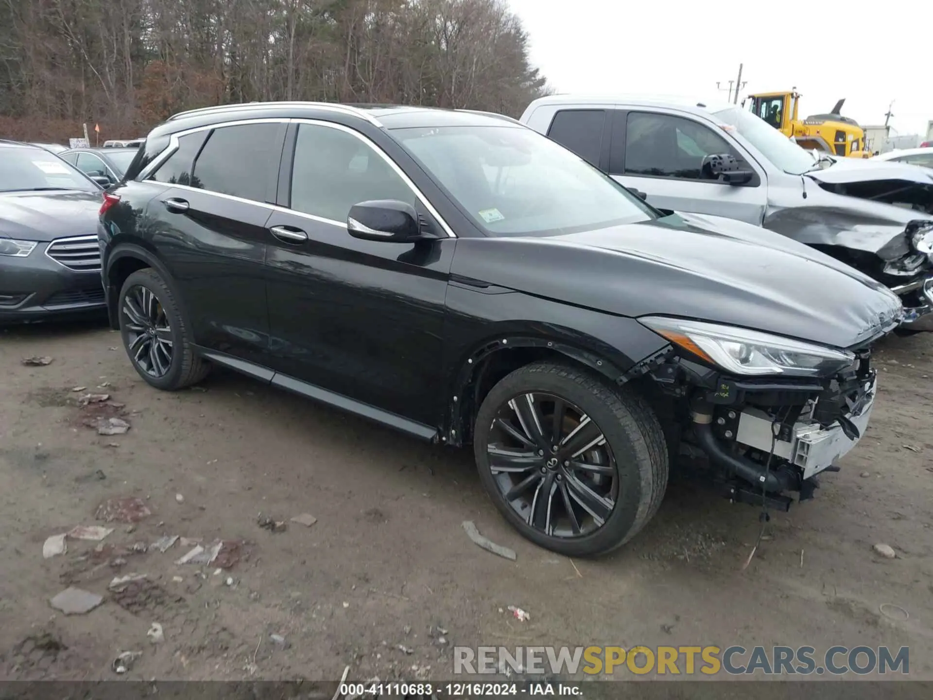 1 fotografías del automóvil dañado 3PCAJ5BBXNF117381 INFINITI QX50 2022