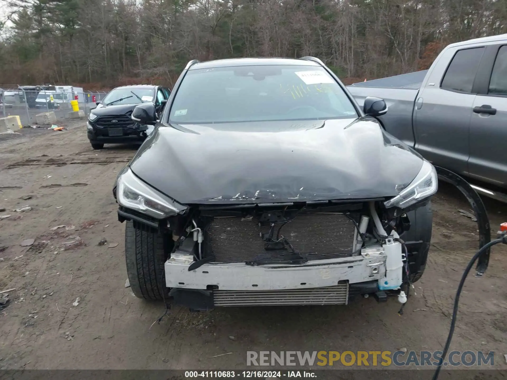 13 fotografías del automóvil dañado 3PCAJ5BBXNF117381 INFINITI QX50 2022