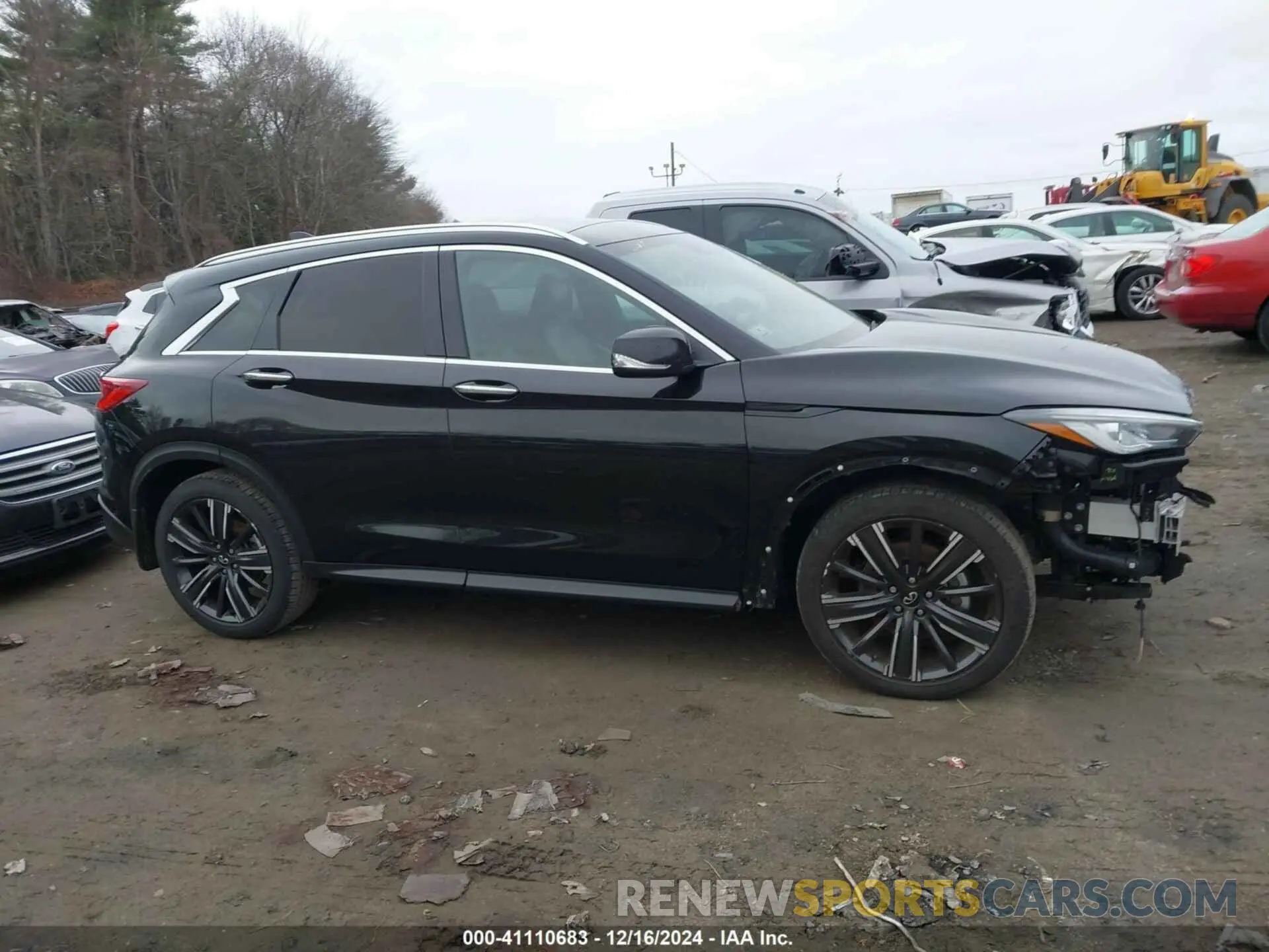 14 fotografías del automóvil dañado 3PCAJ5BBXNF117381 INFINITI QX50 2022