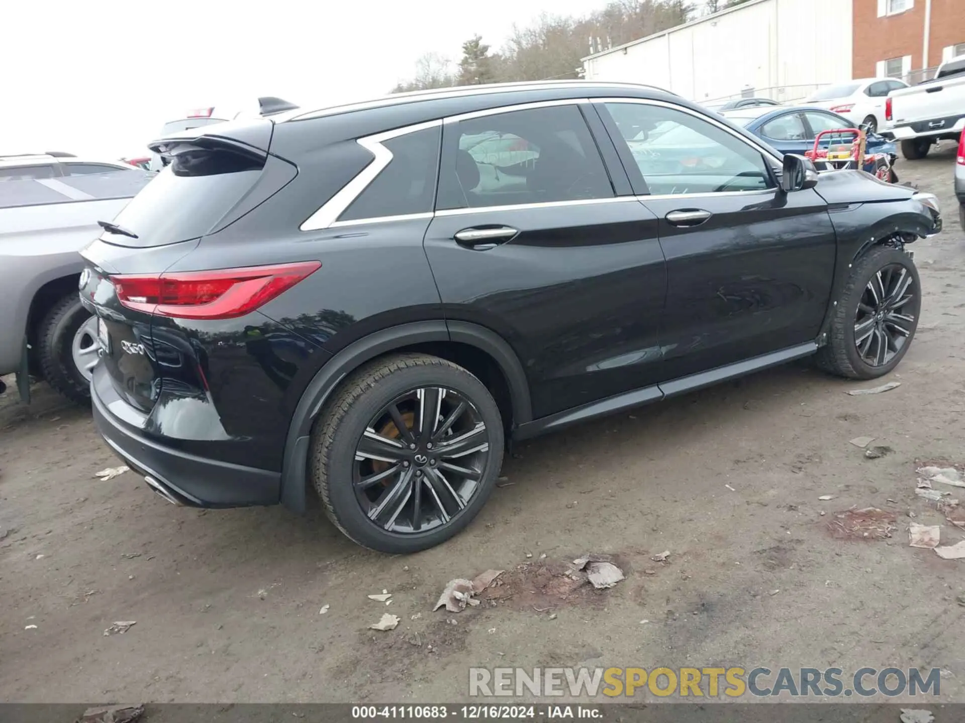 4 fotografías del automóvil dañado 3PCAJ5BBXNF117381 INFINITI QX50 2022