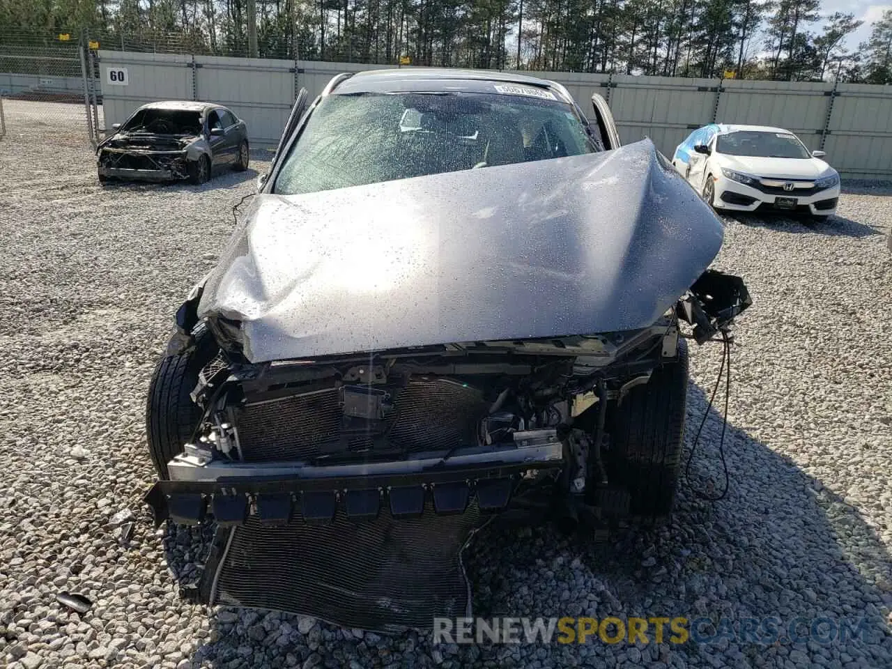 5 fotografías del automóvil dañado 3PCAJ5CA6NF120638 INFINITI QX50 2022