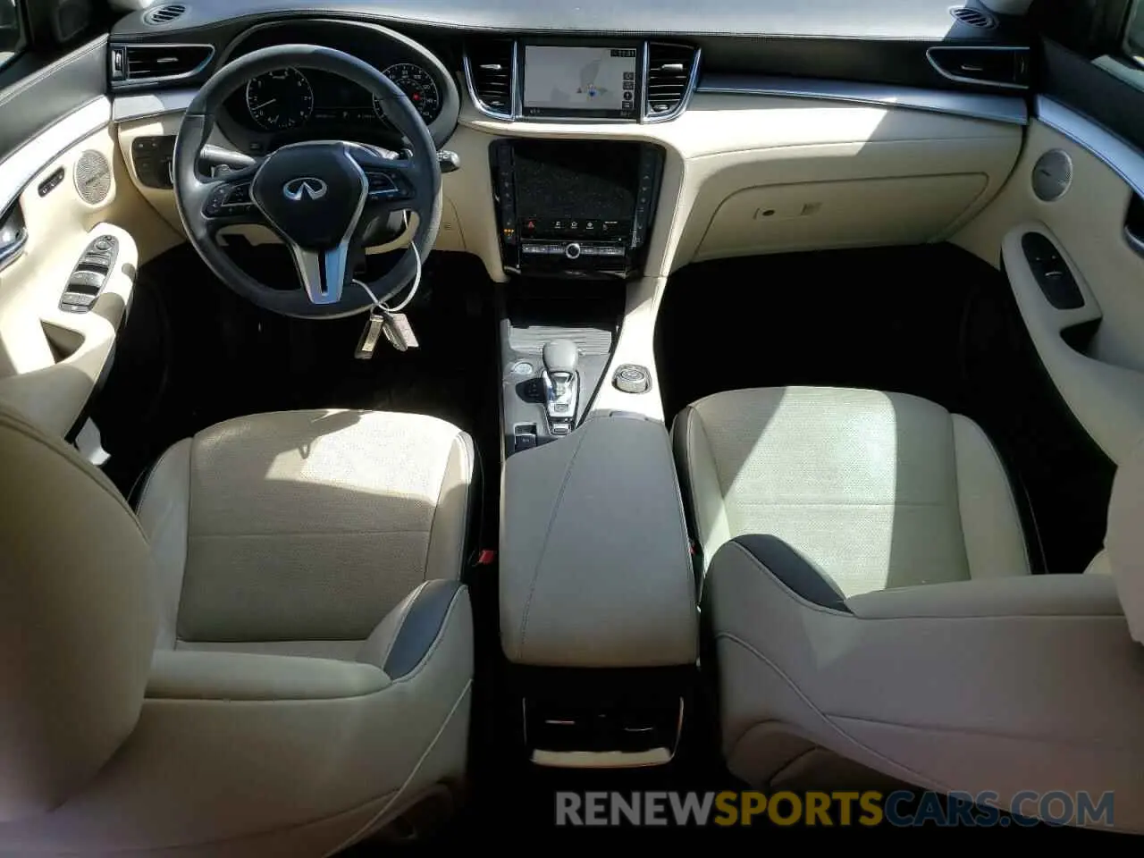 8 fotografías del automóvil dañado 3PCAJ5CAXNF110615 INFINITI QX50 2022