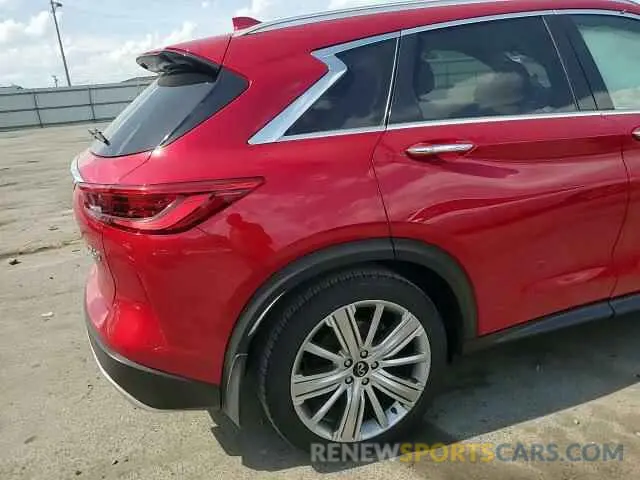 15 fotografías del automóvil dañado 3PCAJ5EB3NF112972 INFINITI QX50 2022