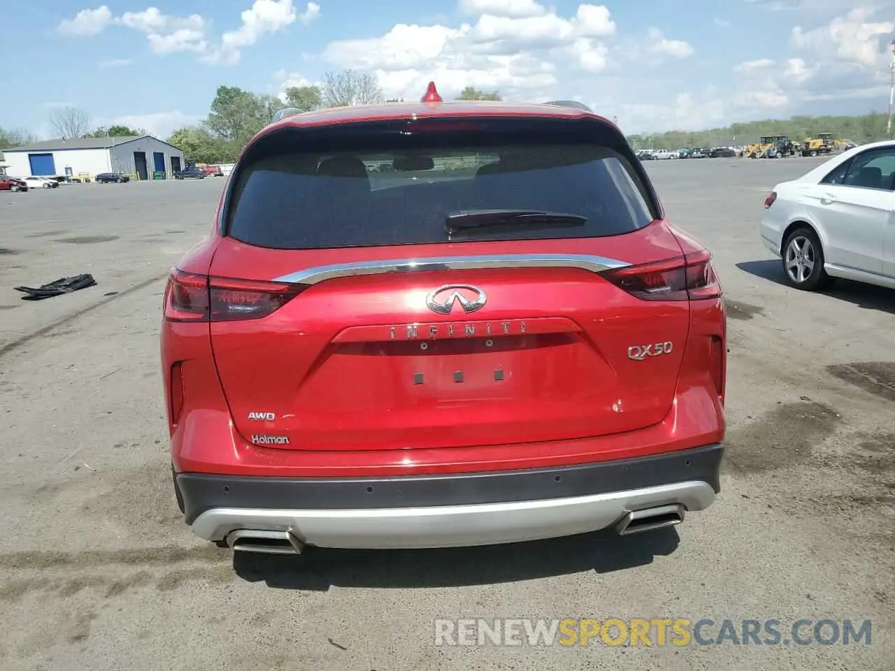 6 fotografías del automóvil dañado 3PCAJ5EB3NF112972 INFINITI QX50 2022