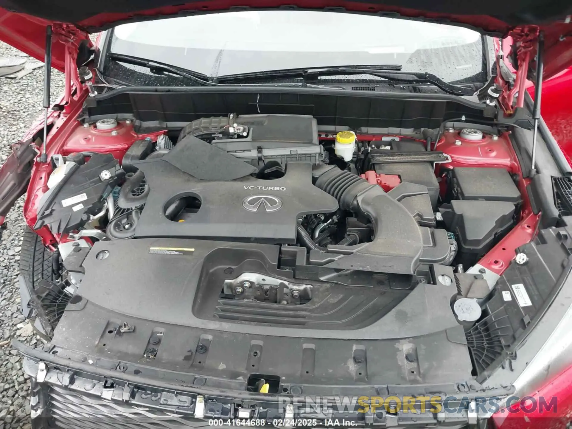 10 fotografías del automóvil dañado 3PCAJ5EB8NF120615 INFINITI QX50 2022