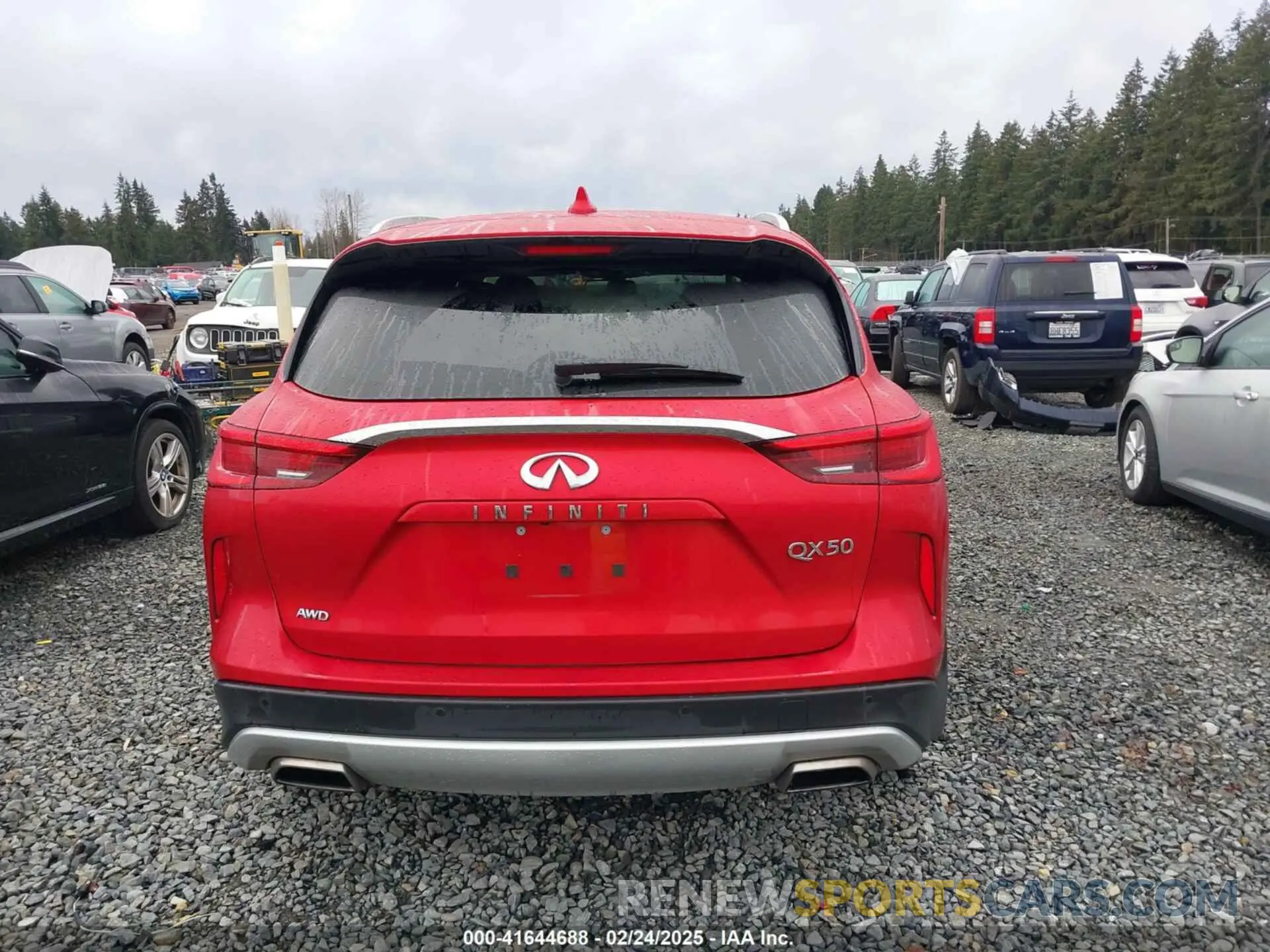 16 fotografías del automóvil dañado 3PCAJ5EB8NF120615 INFINITI QX50 2022