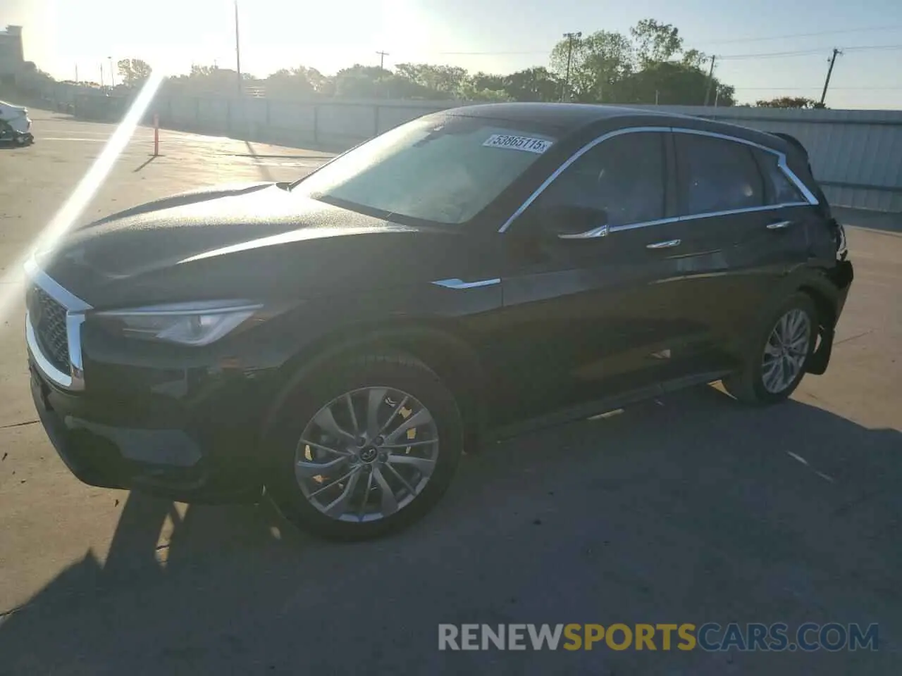 1 fotografías del automóvil dañado 3PCAJ5AA7PF113901 INFINITI QX50 2023