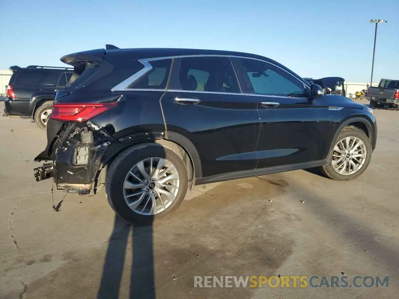 3 fotografías del automóvil dañado 3PCAJ5AA7PF113901 INFINITI QX50 2023