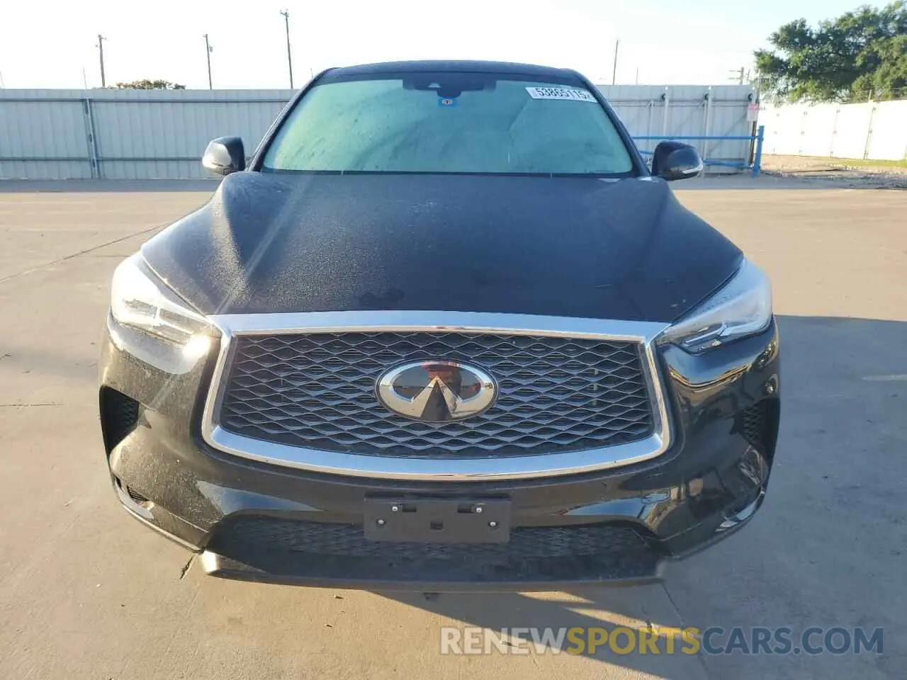 5 fotografías del automóvil dañado 3PCAJ5AA7PF113901 INFINITI QX50 2023