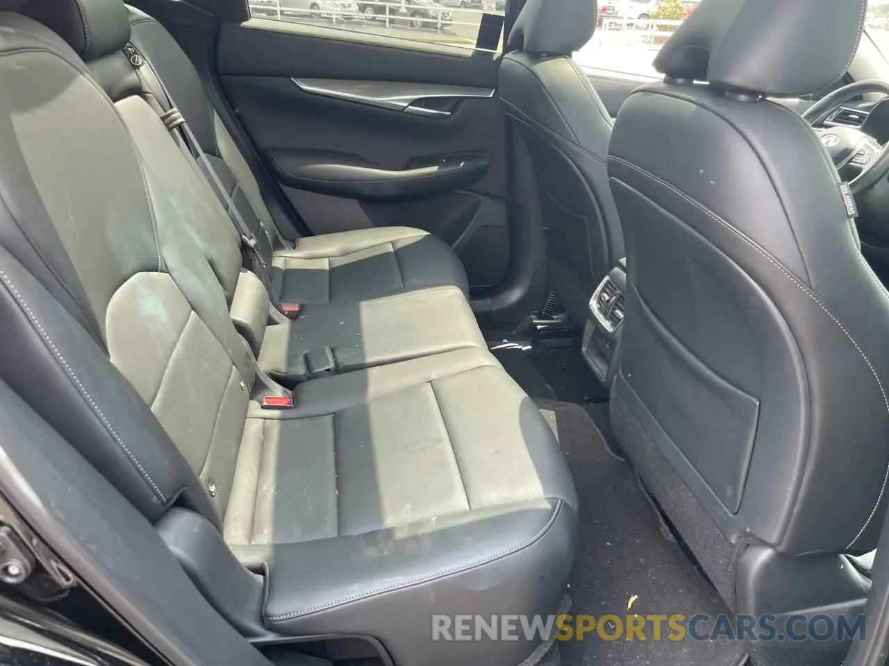 6 fotografías del automóvil dañado 3PCAJ5BA0PF108571 INFINITI QX50 2023