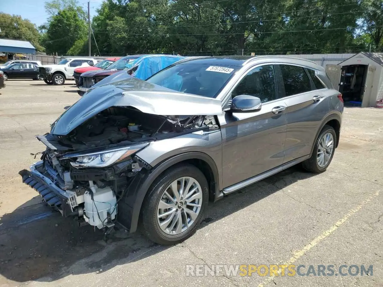 1 fotografías del automóvil dañado 3PCAJ5BA1PF111754 INFINITI QX50 2023