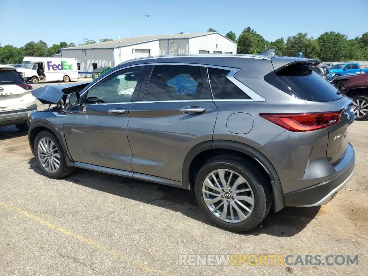2 fotografías del automóvil dañado 3PCAJ5BA1PF111754 INFINITI QX50 2023