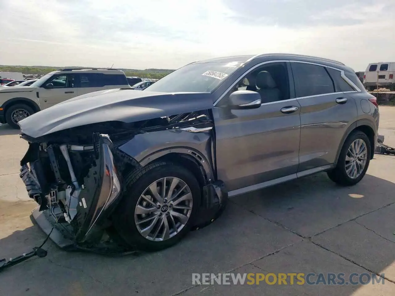 1 fotografías del automóvil dañado 3PCAJ5BA3PF105275 INFINITI QX50 2023