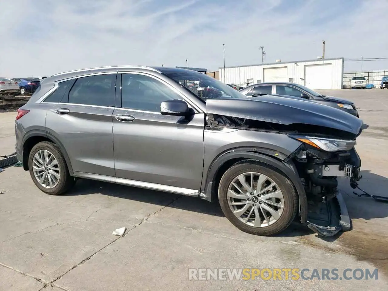 4 fotografías del automóvil dañado 3PCAJ5BA3PF105275 INFINITI QX50 2023