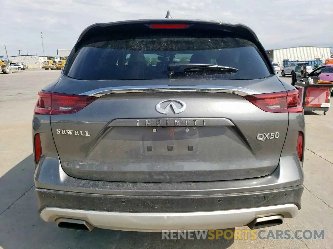 6 fotografías del automóvil dañado 3PCAJ5BA3PF105275 INFINITI QX50 2023