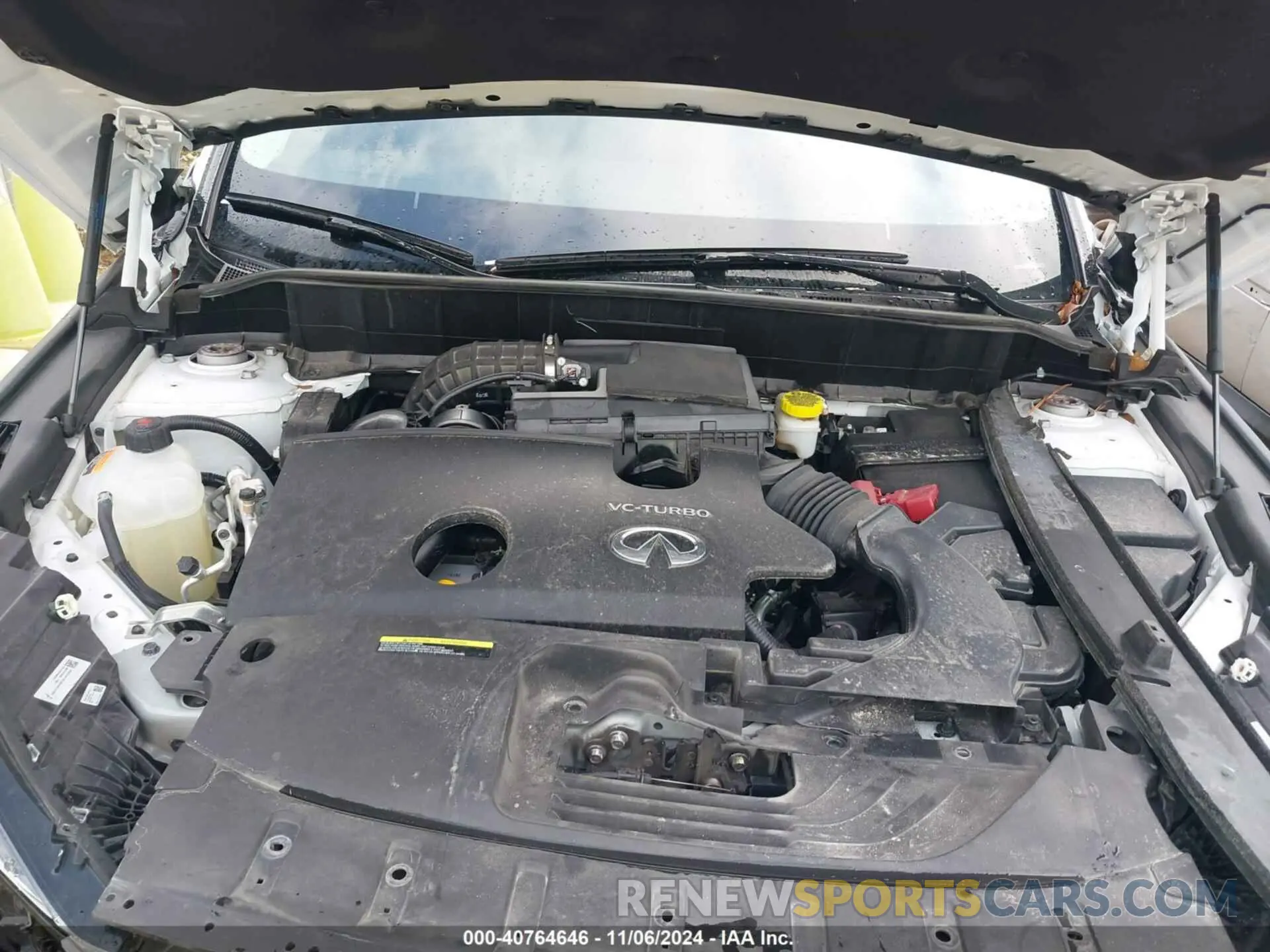 10 fotografías del automóvil dañado 3PCAJ5BA3PF114574 INFINITI QX50 2023