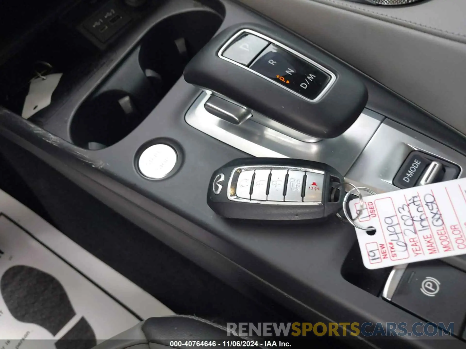 11 fotografías del automóvil dañado 3PCAJ5BA3PF114574 INFINITI QX50 2023