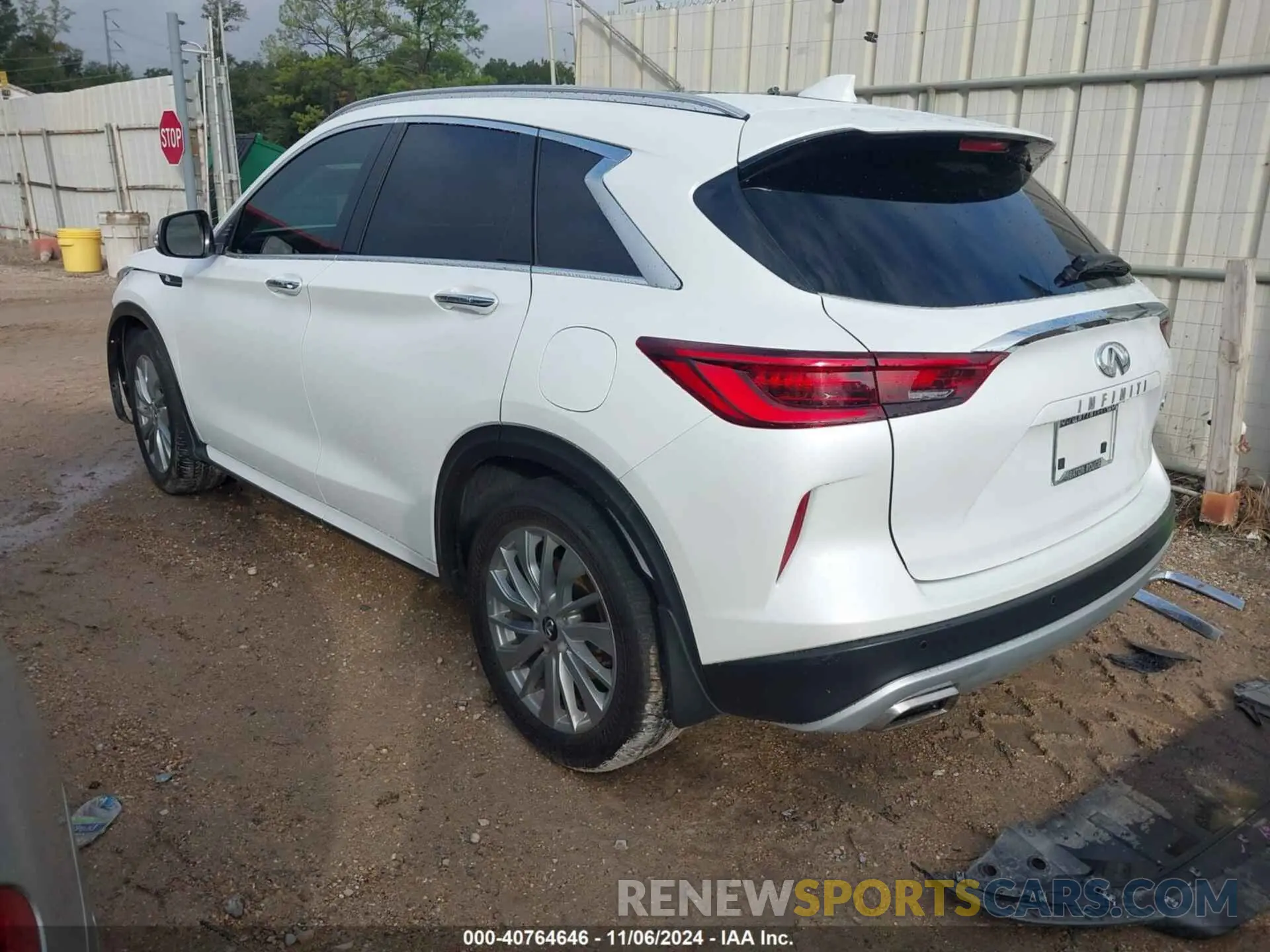3 fotografías del automóvil dañado 3PCAJ5BA3PF114574 INFINITI QX50 2023