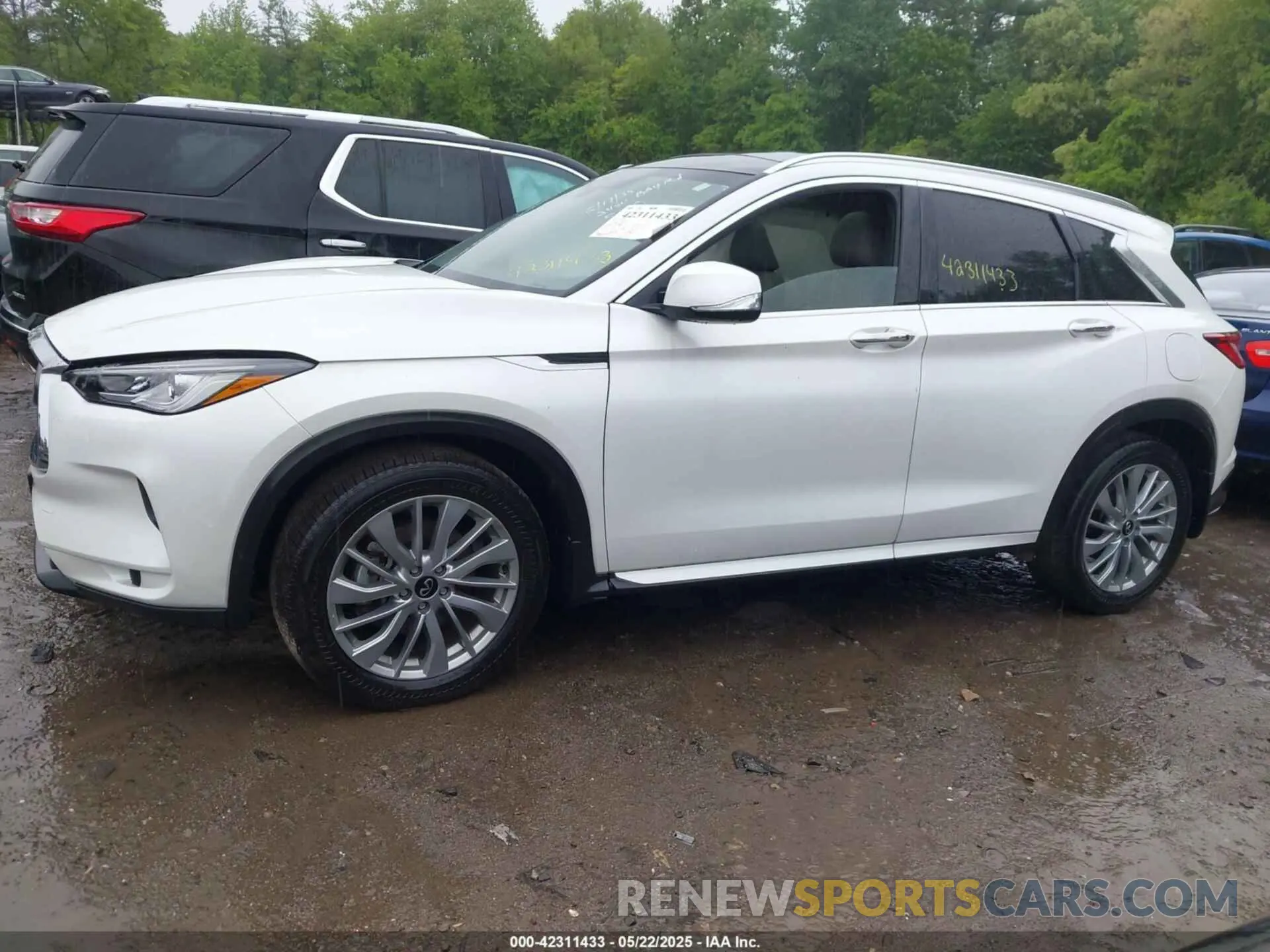 14 fotografías del automóvil dañado 3PCAJ5BA5PF116908 INFINITI QX50 2023