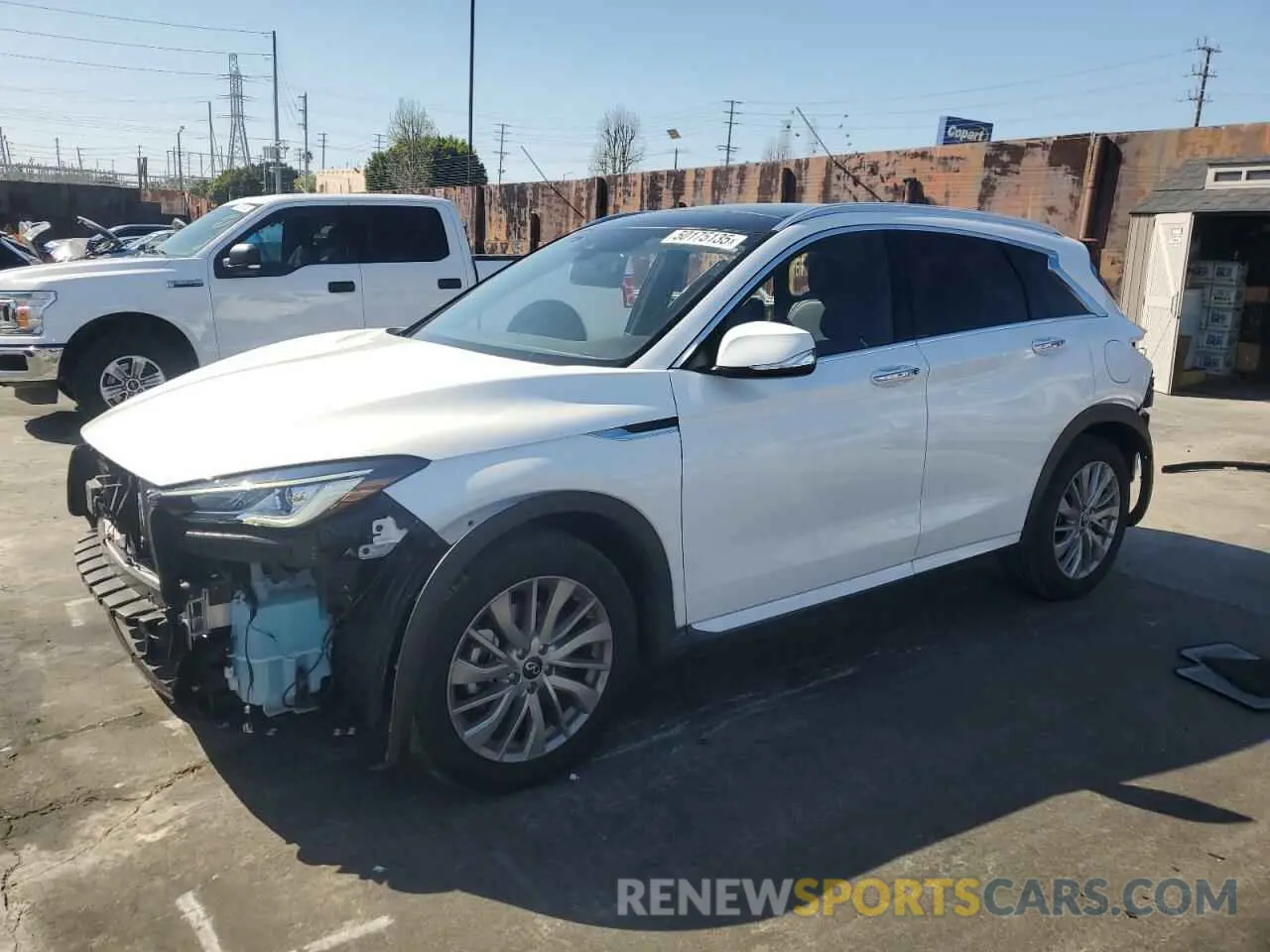 1 fotografías del automóvil dañado 3PCAJ5BA6PF113791 INFINITI QX50 2023