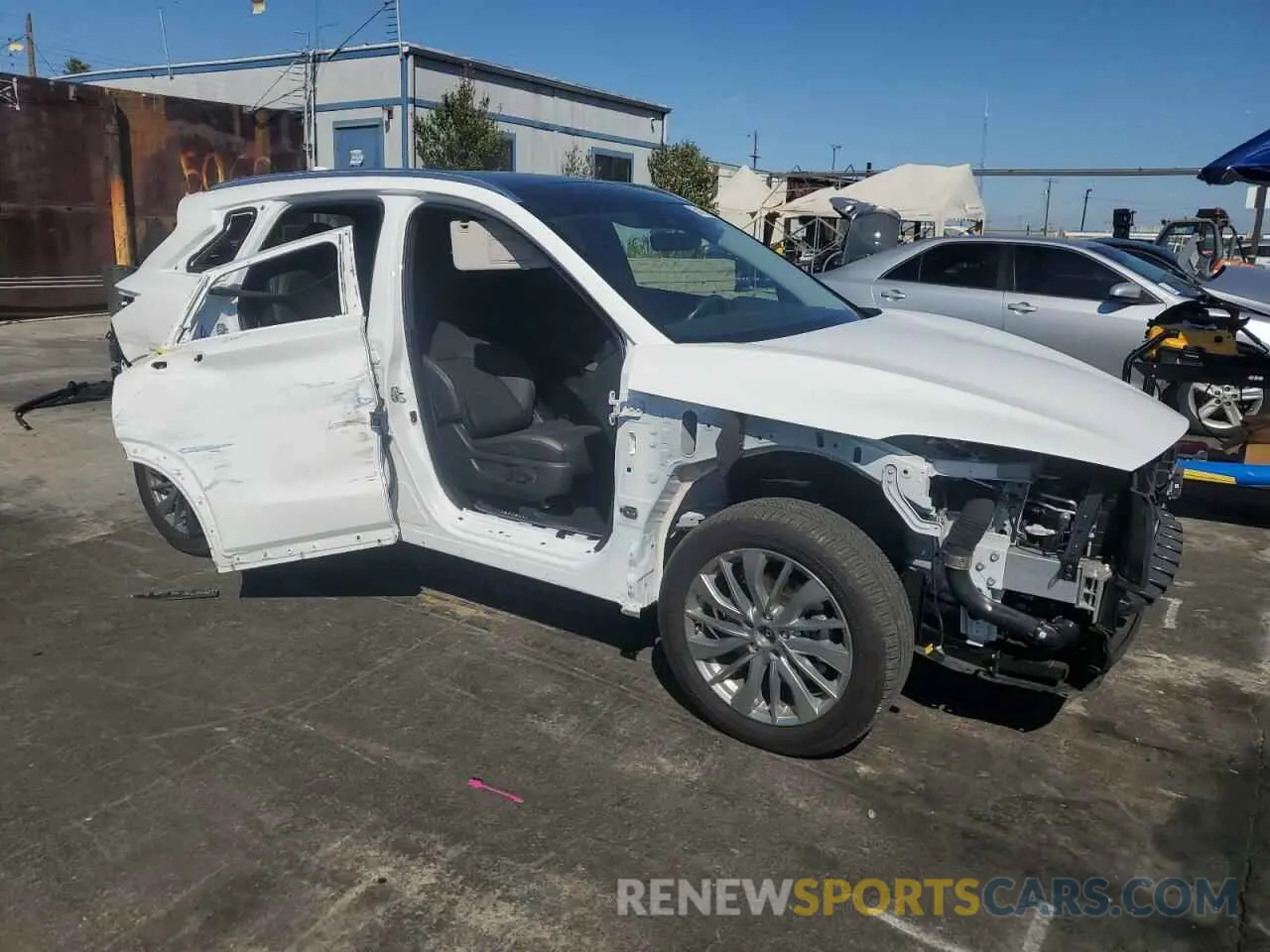 4 fotografías del automóvil dañado 3PCAJ5BA6PF113791 INFINITI QX50 2023