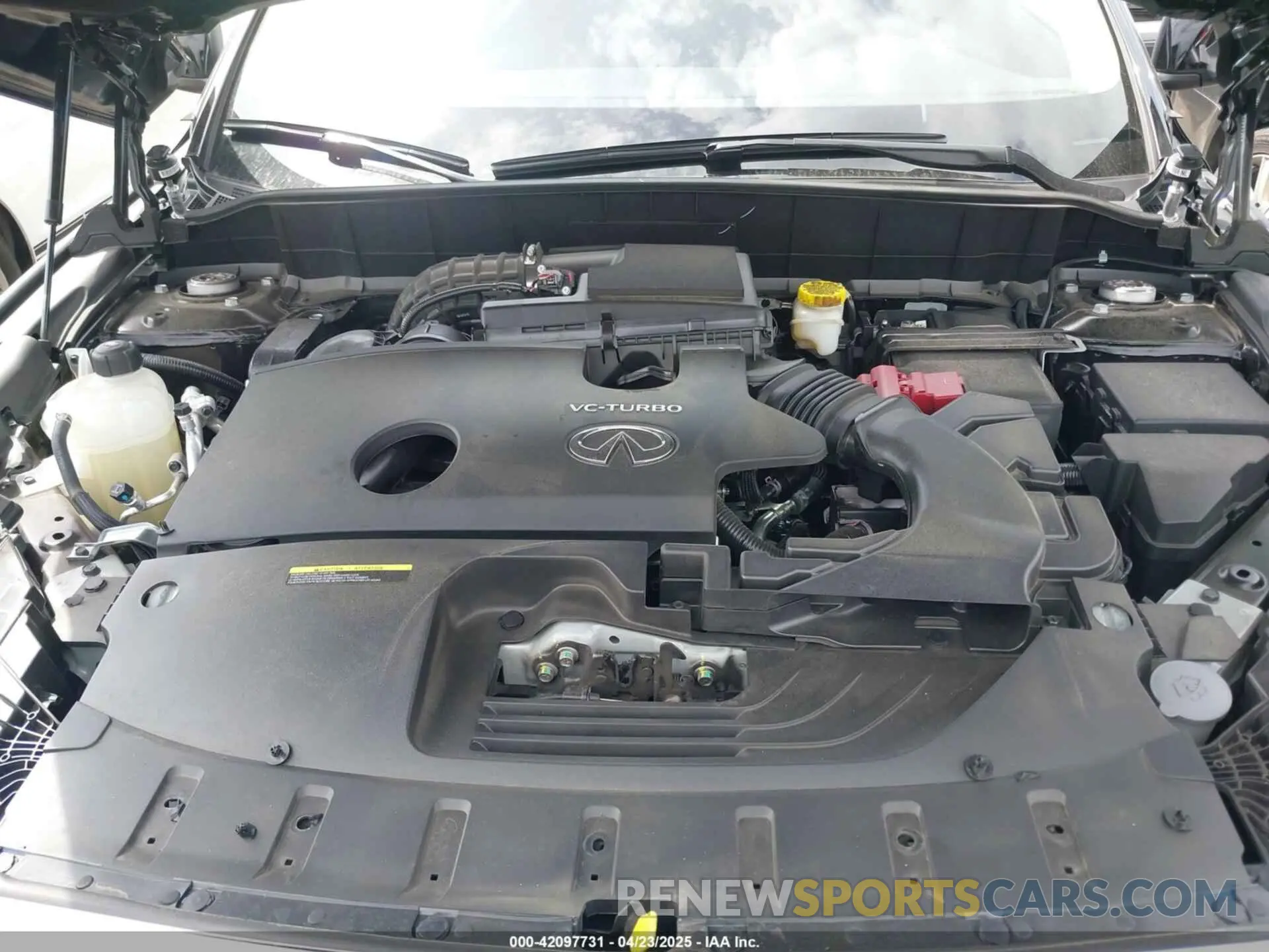 10 fotografías del automóvil dañado 3PCAJ5BA7PF116022 INFINITI QX50 2023