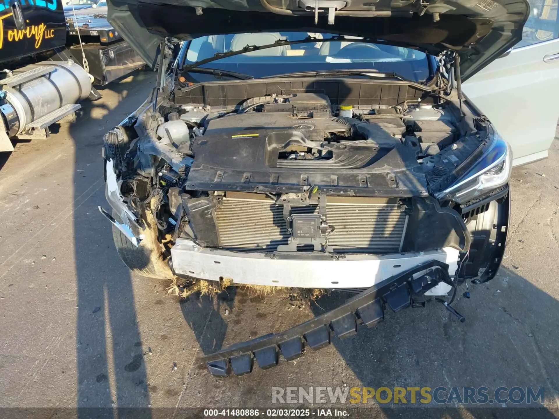 10 fotografías del automóvil dañado 3PCAJ5BA9PF109749 INFINITI QX50 2023
