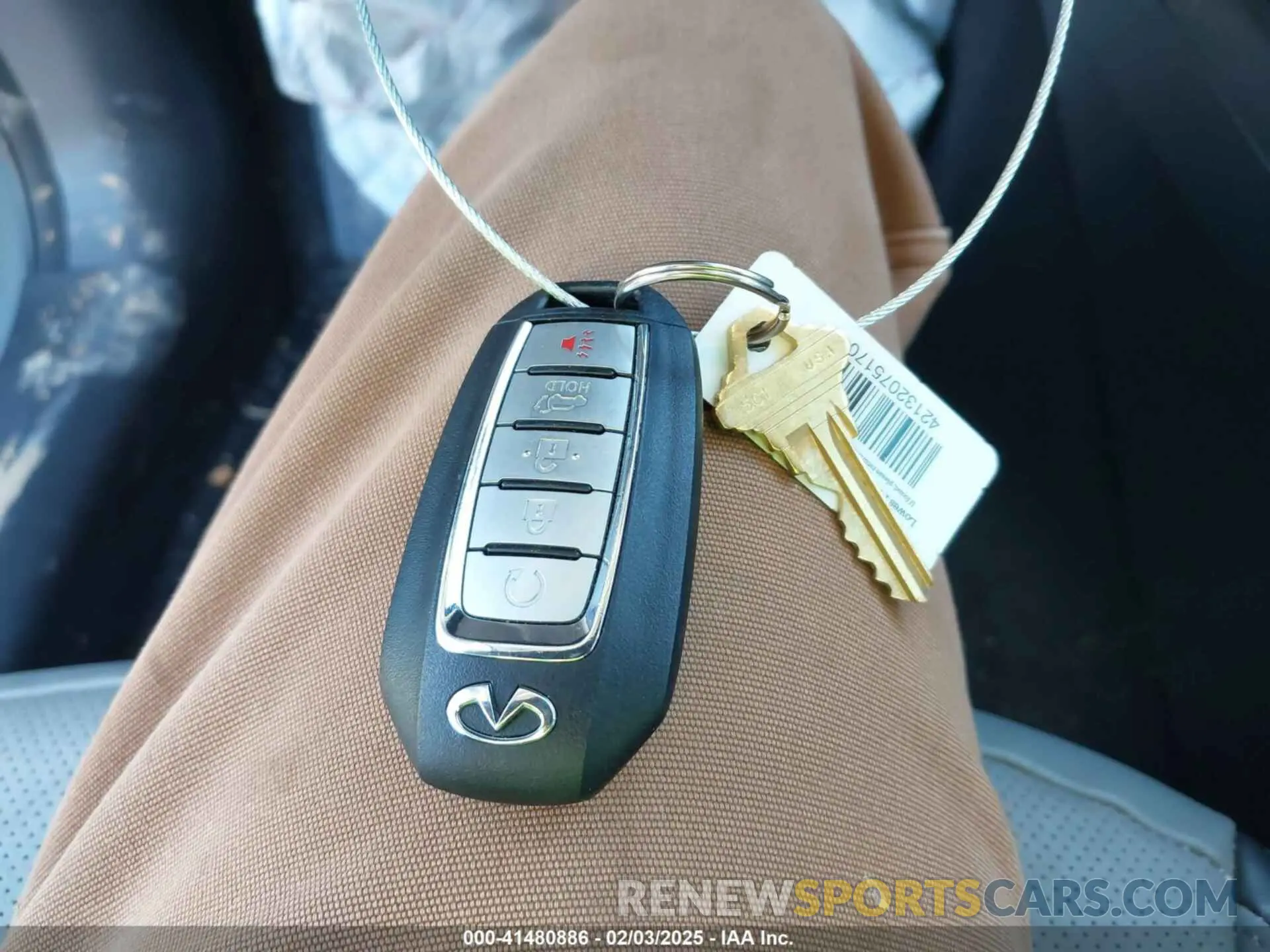 11 fotografías del automóvil dañado 3PCAJ5BA9PF109749 INFINITI QX50 2023