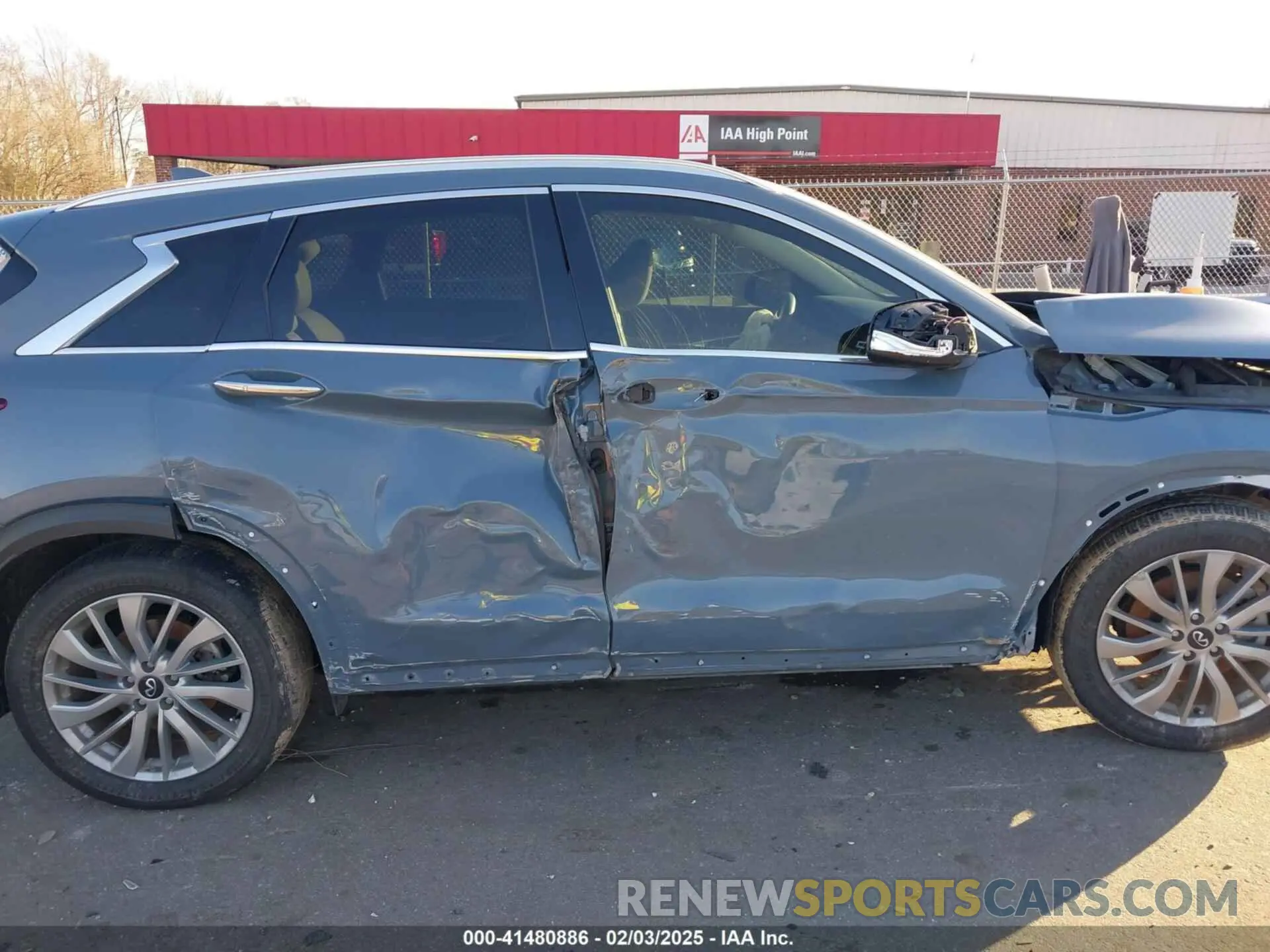 13 fotografías del automóvil dañado 3PCAJ5BA9PF109749 INFINITI QX50 2023