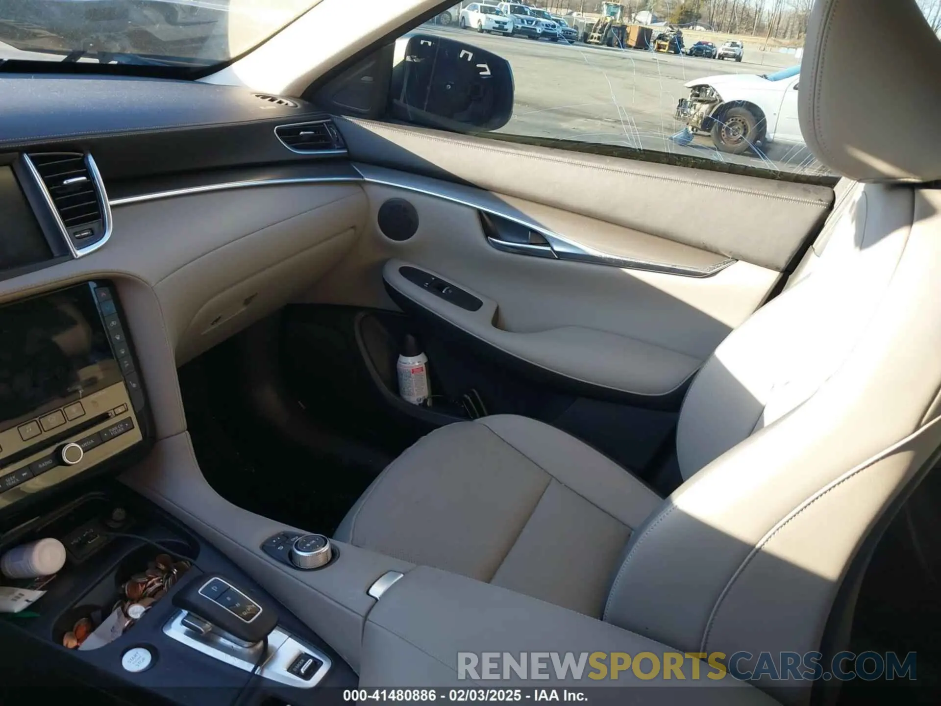 5 fotografías del automóvil dañado 3PCAJ5BA9PF109749 INFINITI QX50 2023