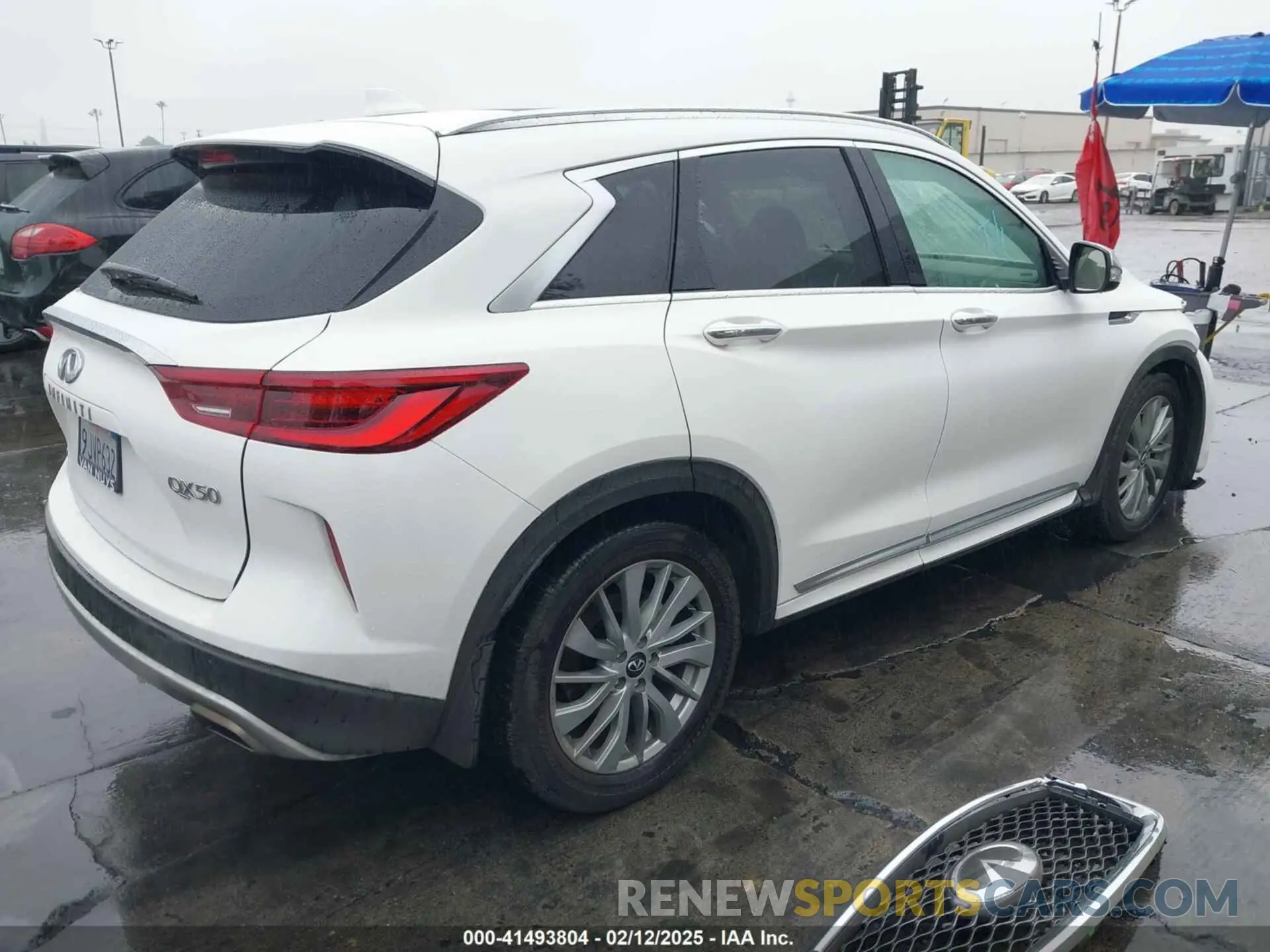 4 fotografías del automóvil dañado 3PCAJ5BB2PF123596 INFINITI QX50 2023