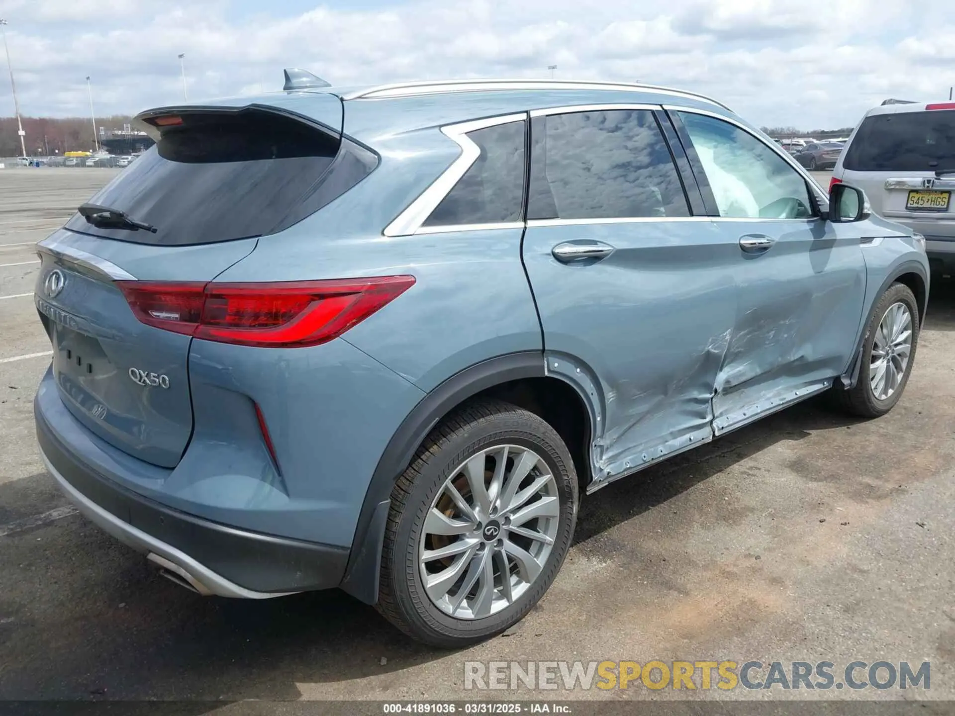4 fotografías del automóvil dañado 3PCAJ5BB3PF104894 INFINITI QX50 2023