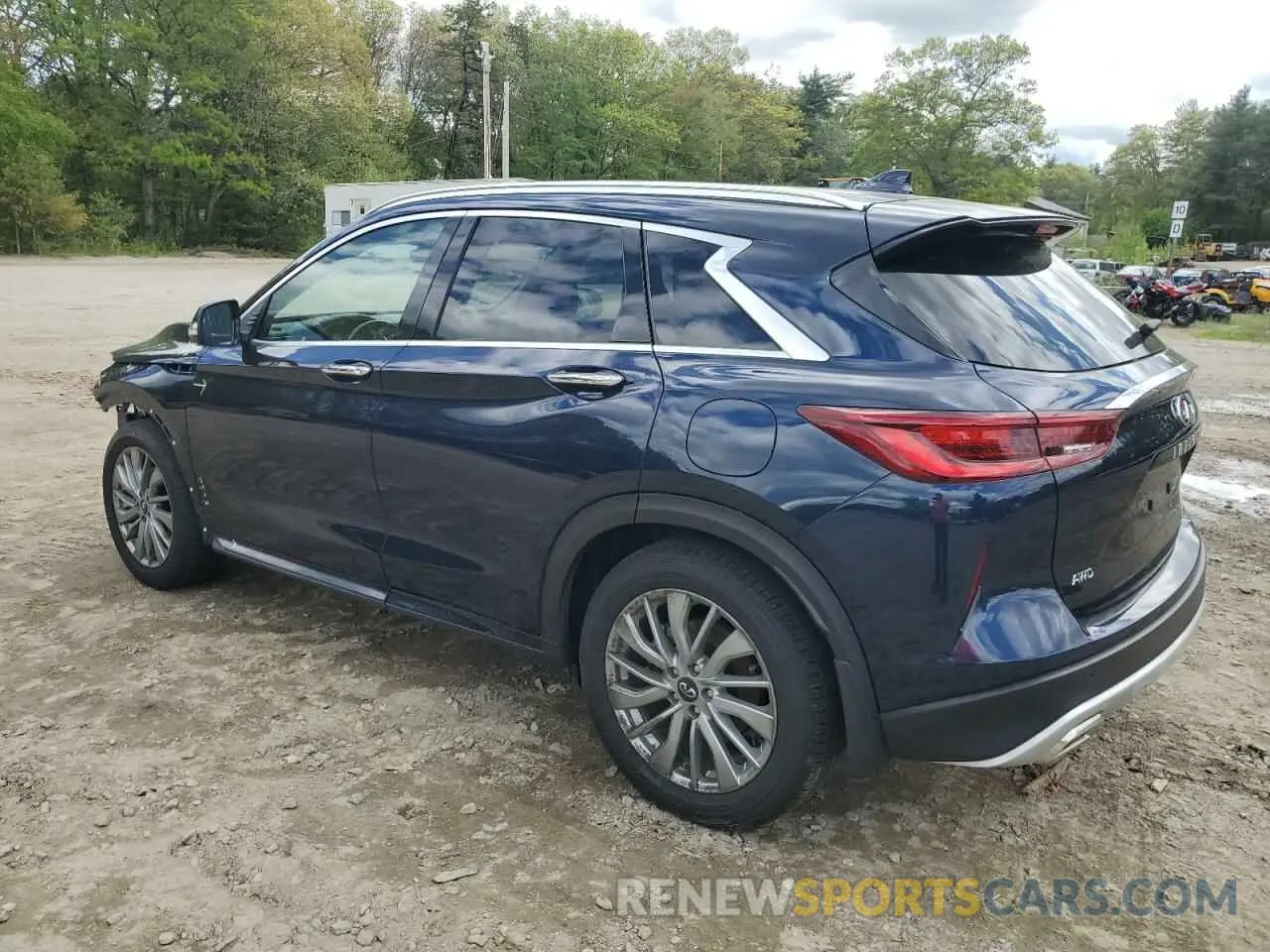 2 fotografías del automóvil dañado 3PCAJ5BB4PF122532 INFINITI QX50 2023
