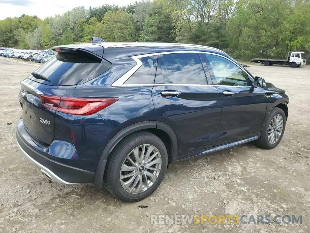 3 fotografías del automóvil dañado 3PCAJ5BB4PF122532 INFINITI QX50 2023