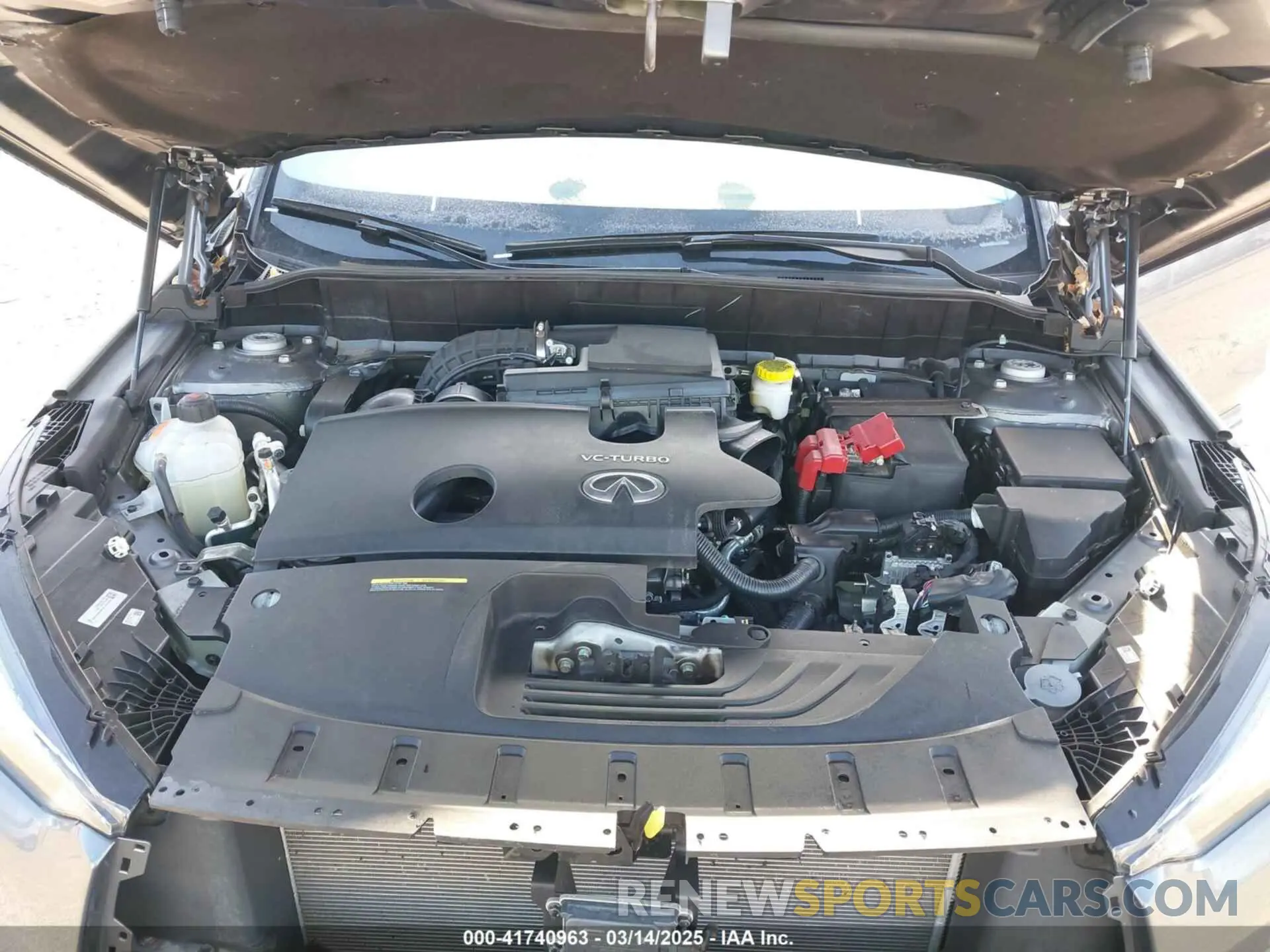 10 fotografías del automóvil dañado 3PCAJ5BB5PF116979 INFINITI QX50 2023