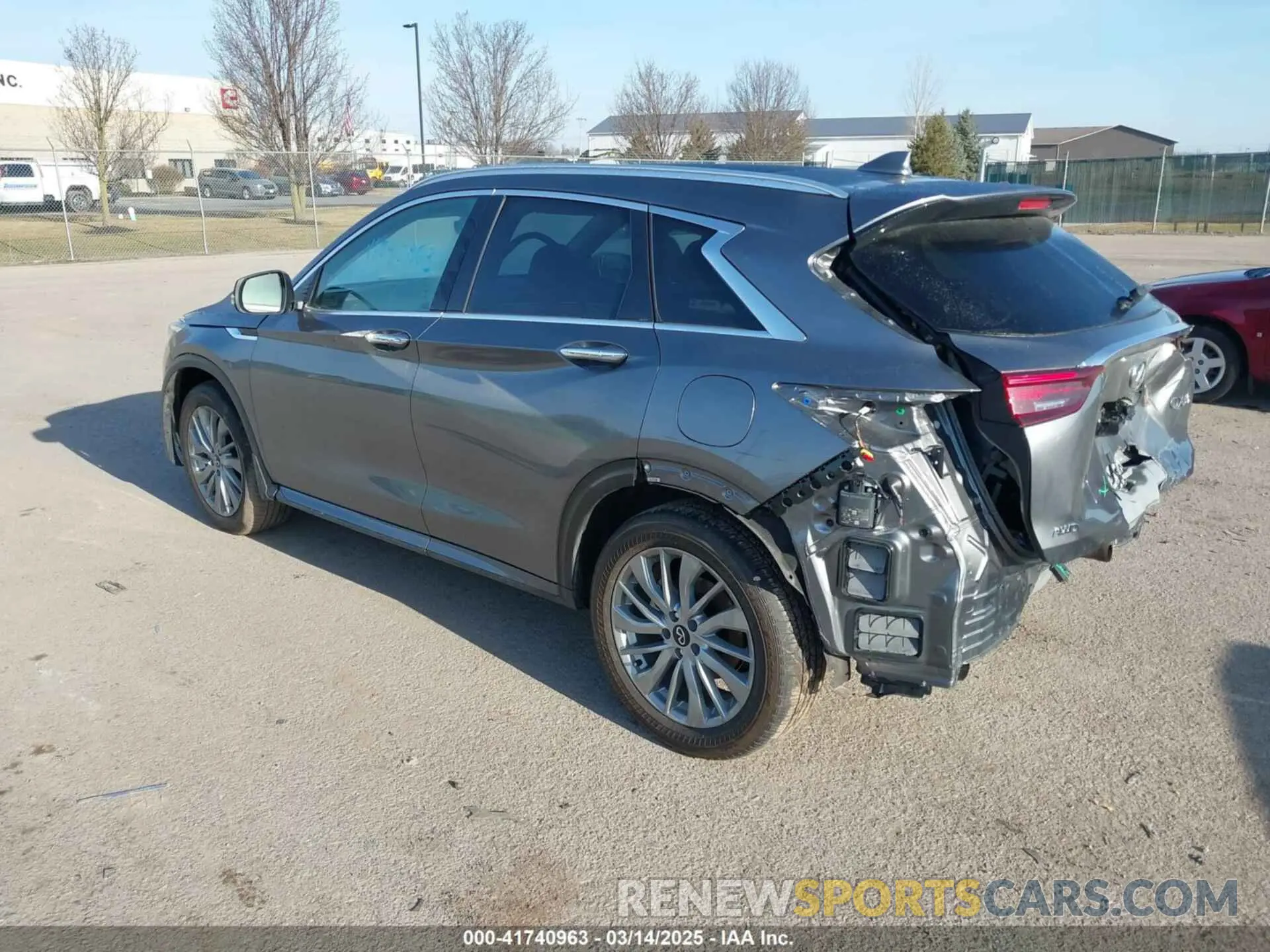 3 fotografías del automóvil dañado 3PCAJ5BB5PF116979 INFINITI QX50 2023