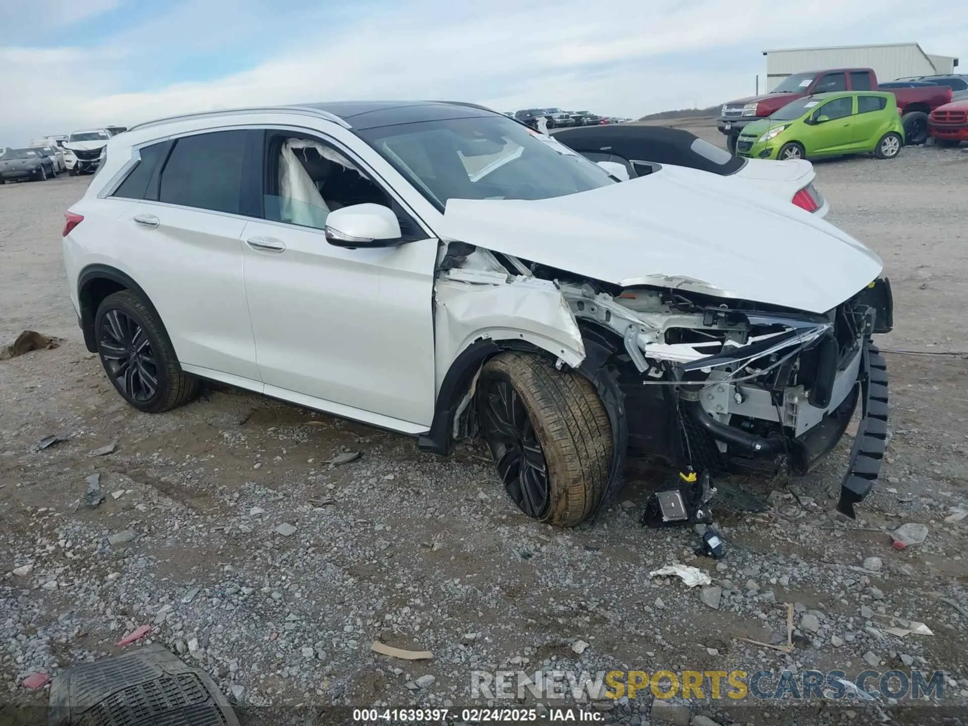 1 fotografías del automóvil dañado 3PCAJ5EB5PF123717 INFINITI QX50 2023