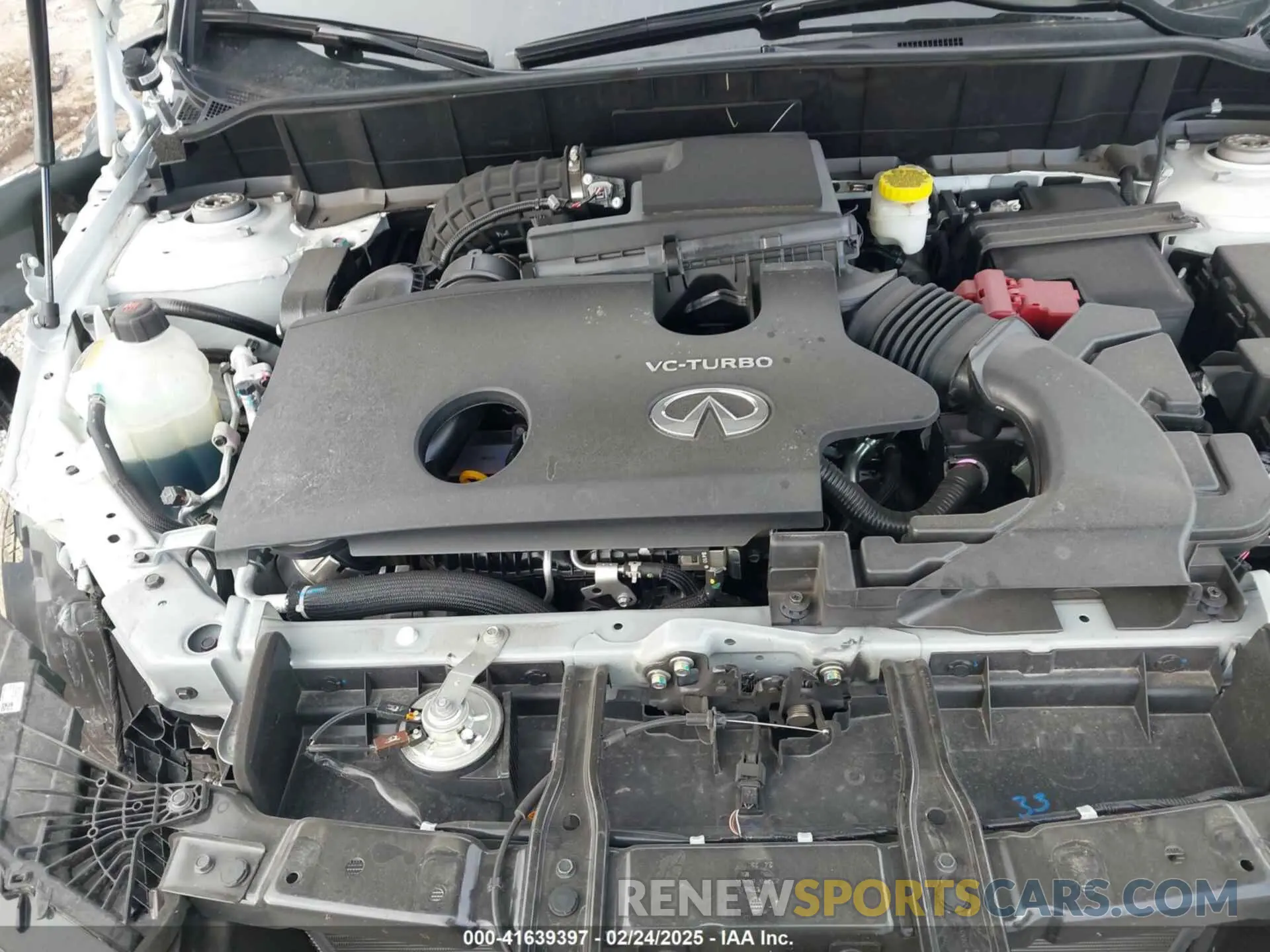 10 fotografías del automóvil dañado 3PCAJ5EB5PF123717 INFINITI QX50 2023