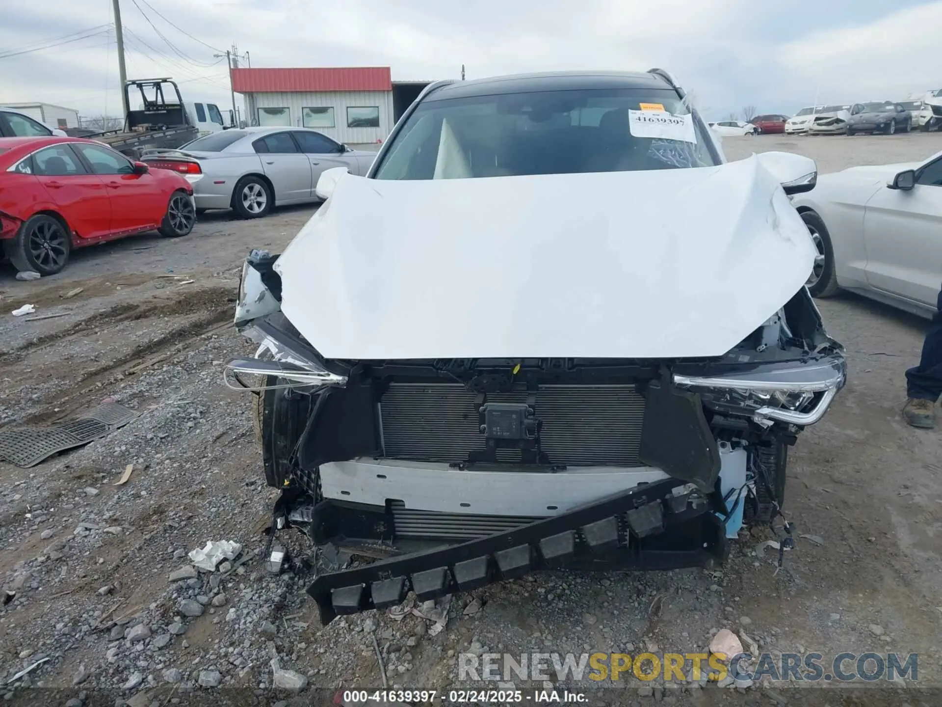 12 fotografías del automóvil dañado 3PCAJ5EB5PF123717 INFINITI QX50 2023