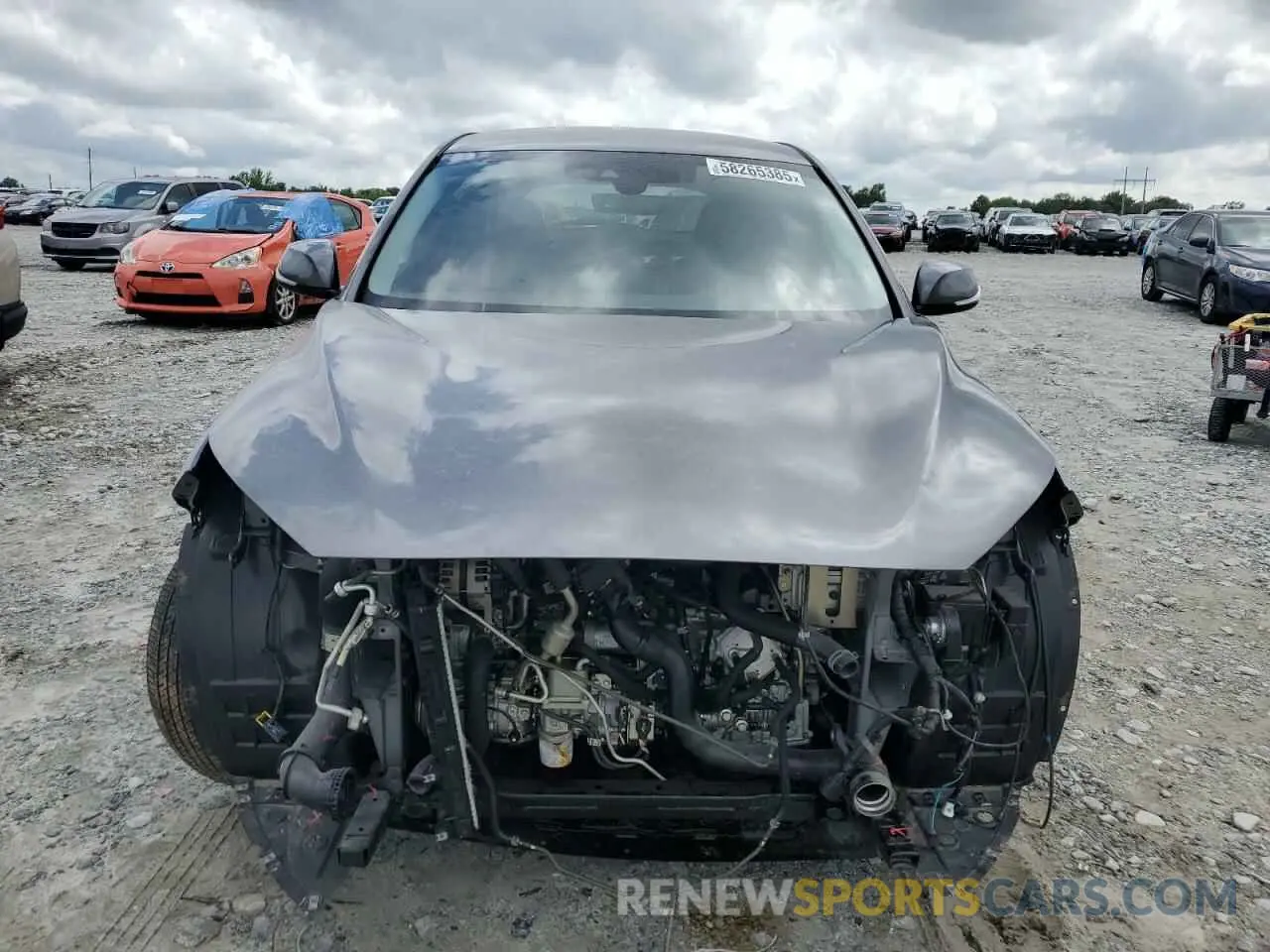 5 fotografías del automóvil dañado 3PCAJ5AA3RF100906 INFINITI QX50 2024